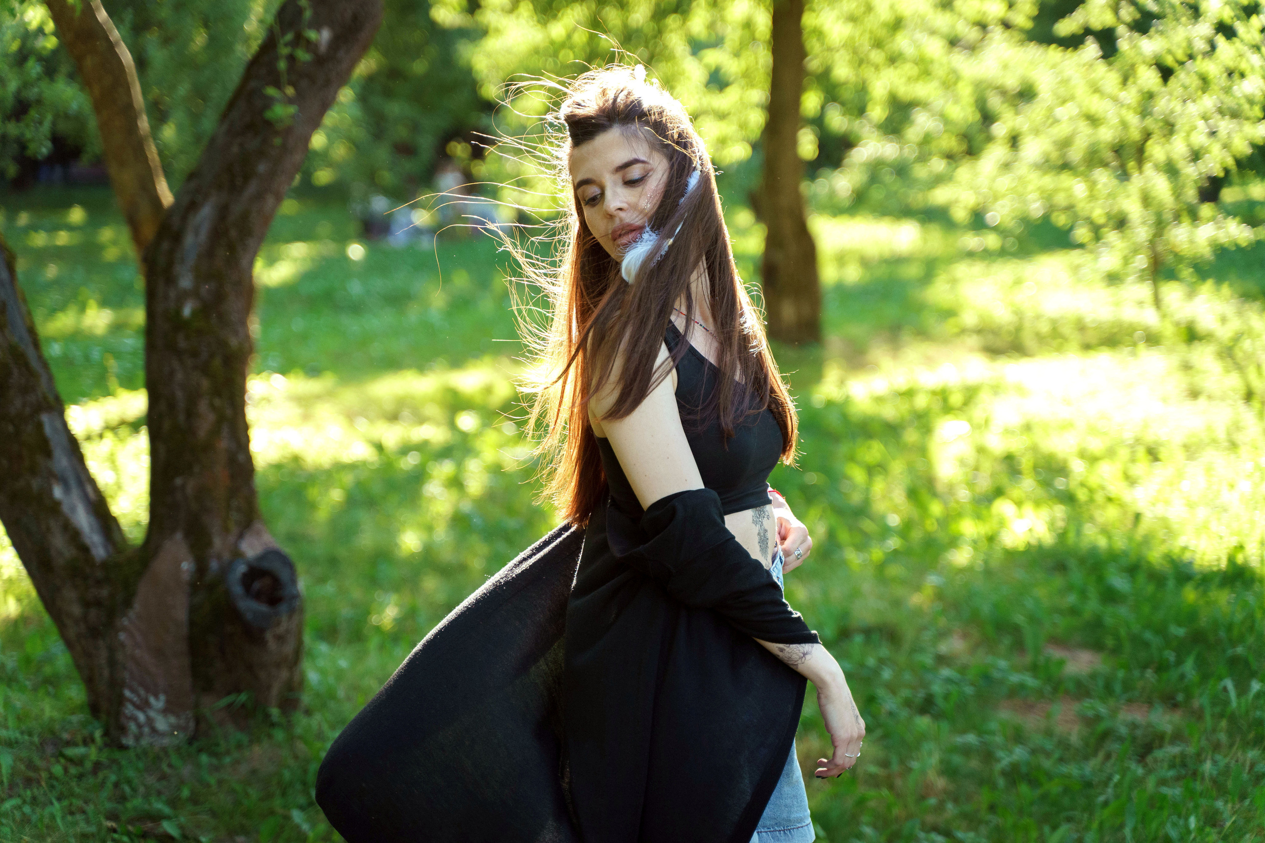 Портретная съемка в парке Москвы. Свадебный и семейный фотограф в Новосибирске Данил Коротких