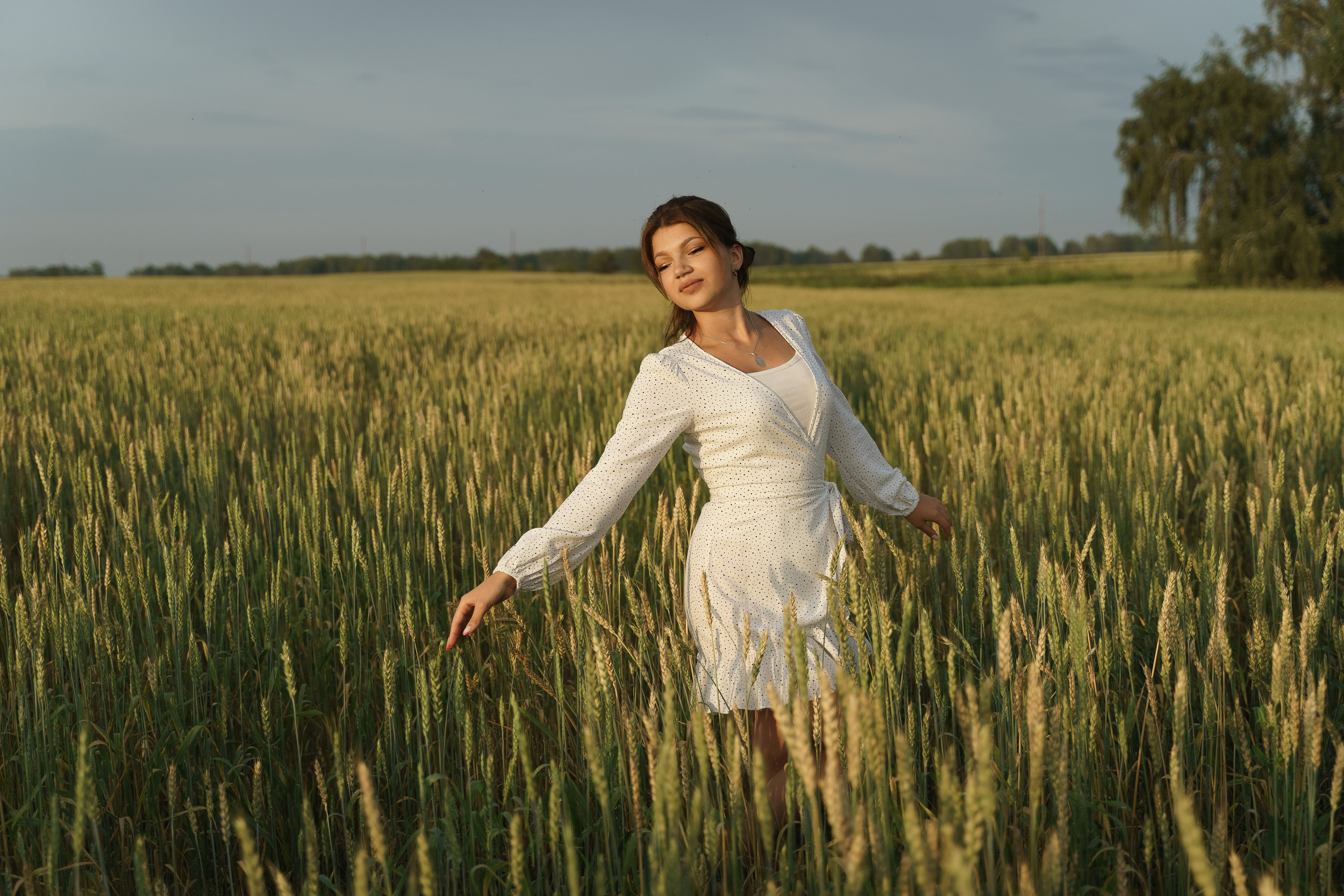Фотосессия в полях Новосибирска