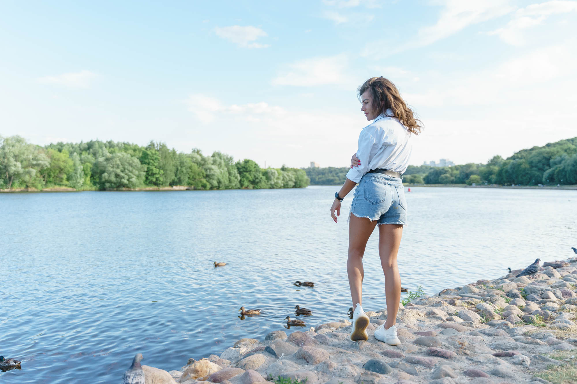 Прогулочная фотосессия в парке Москвы. Свадебный и семейный фотограф в Новосибирске Данил Коротких