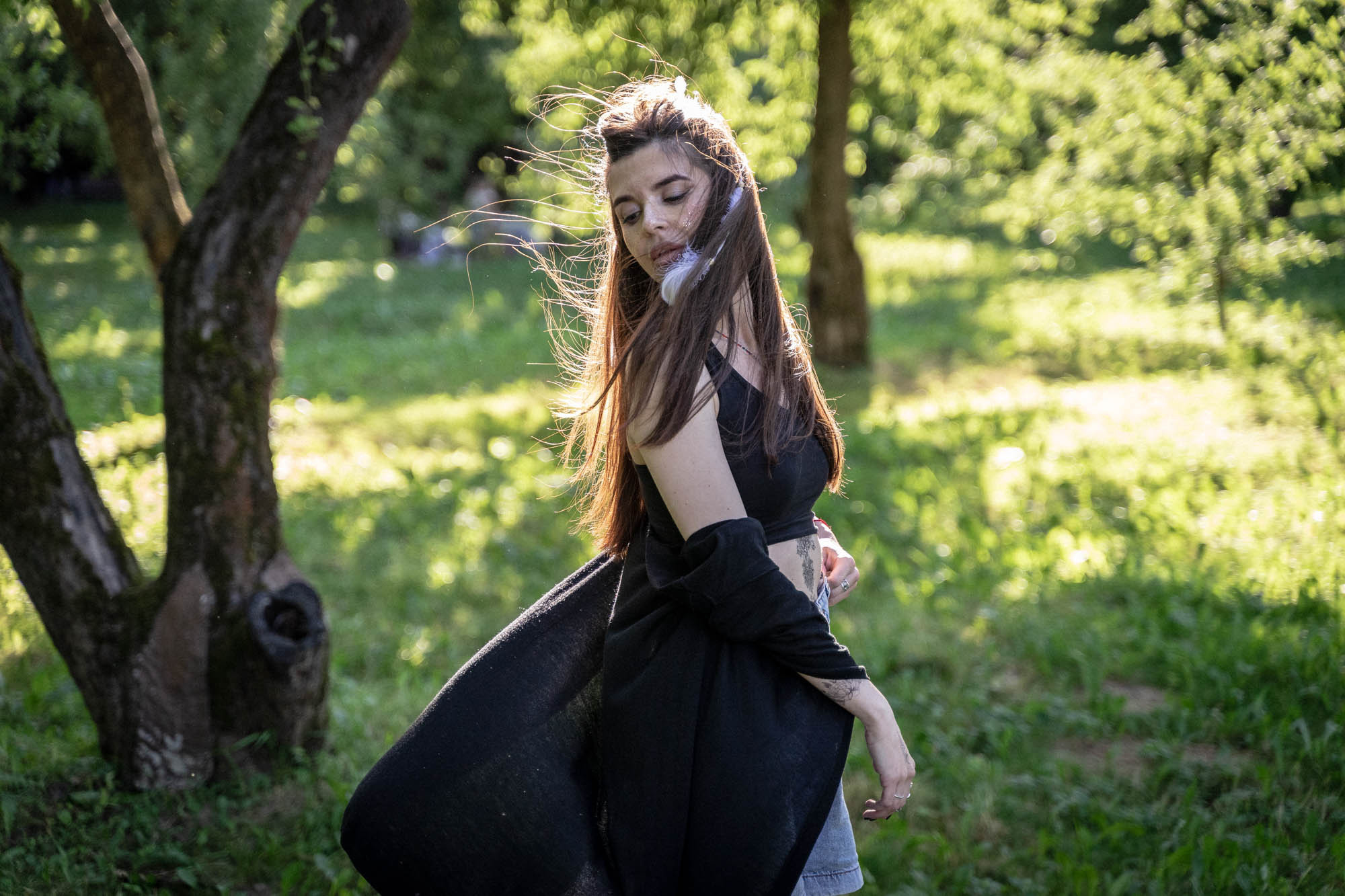 Портретная съемка в парке Москвы. Свадебный и семейный фотограф в Новосибирске Данил Коротких