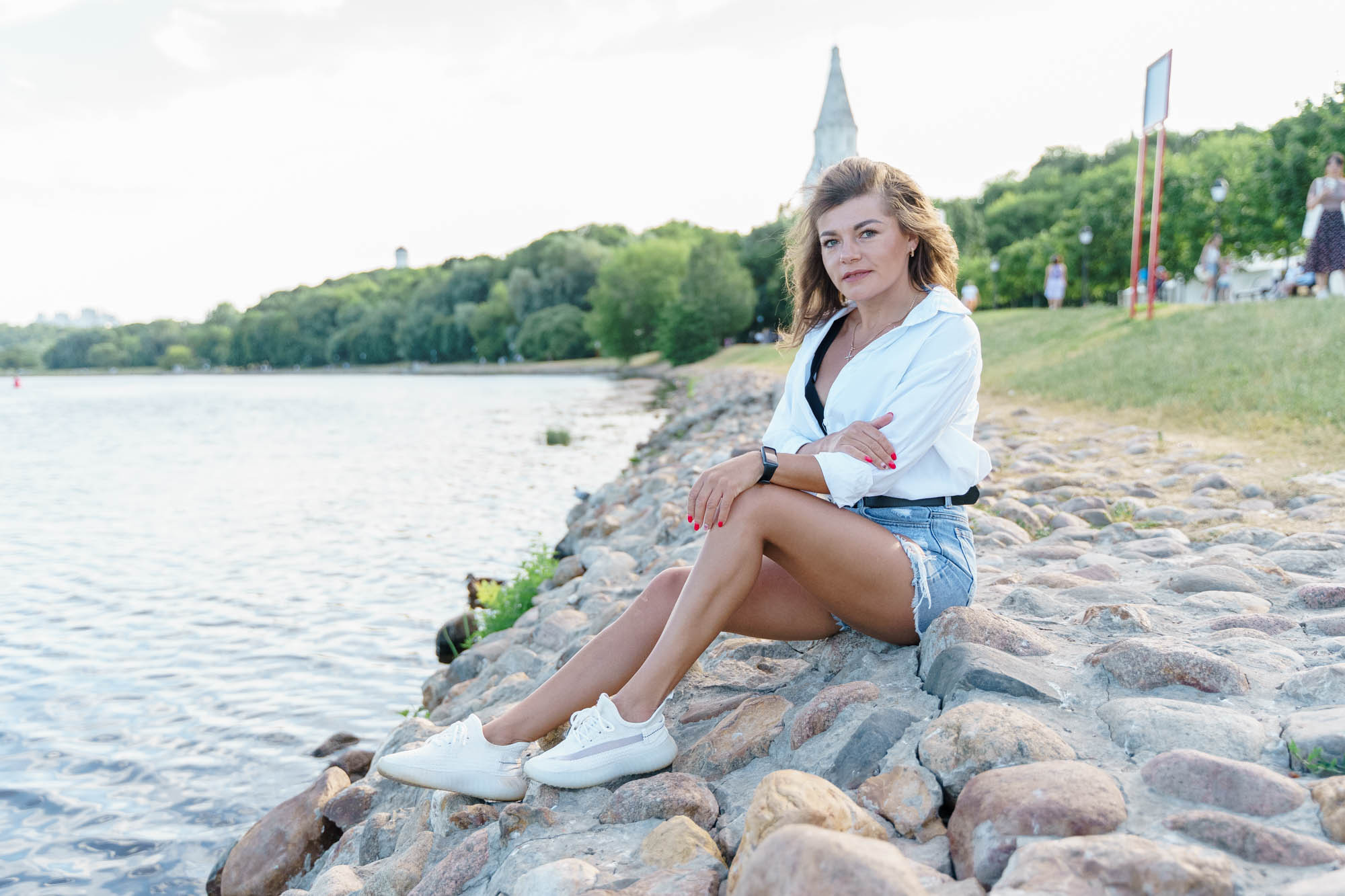 Прогулочная фотосессия в парке Москвы. Свадебный и семейный фотограф в Новосибирске Данил Коротких