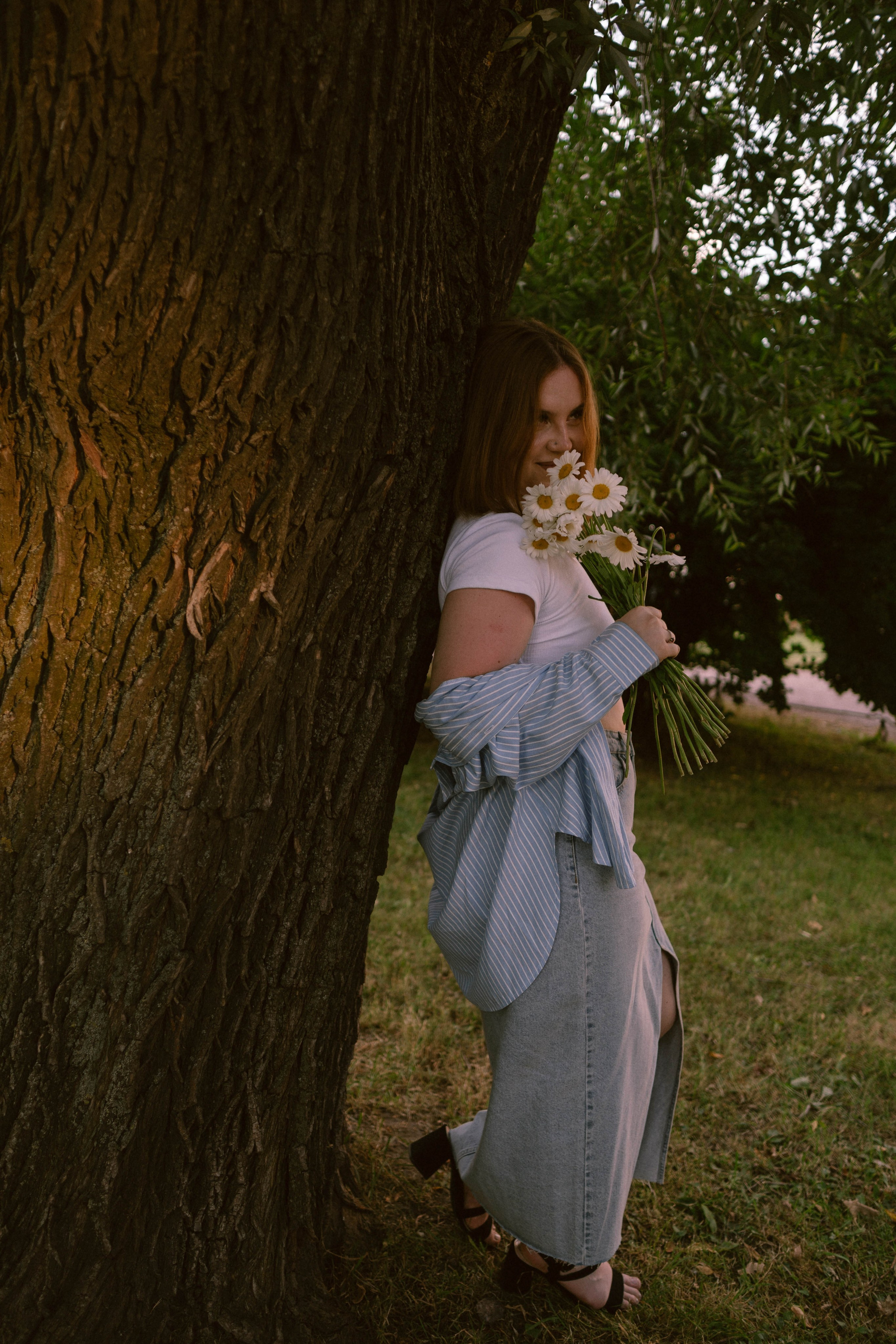 Виктория, ромашки и летний закат. Фотограф в Санкт-Петербурге Головина Анастасия