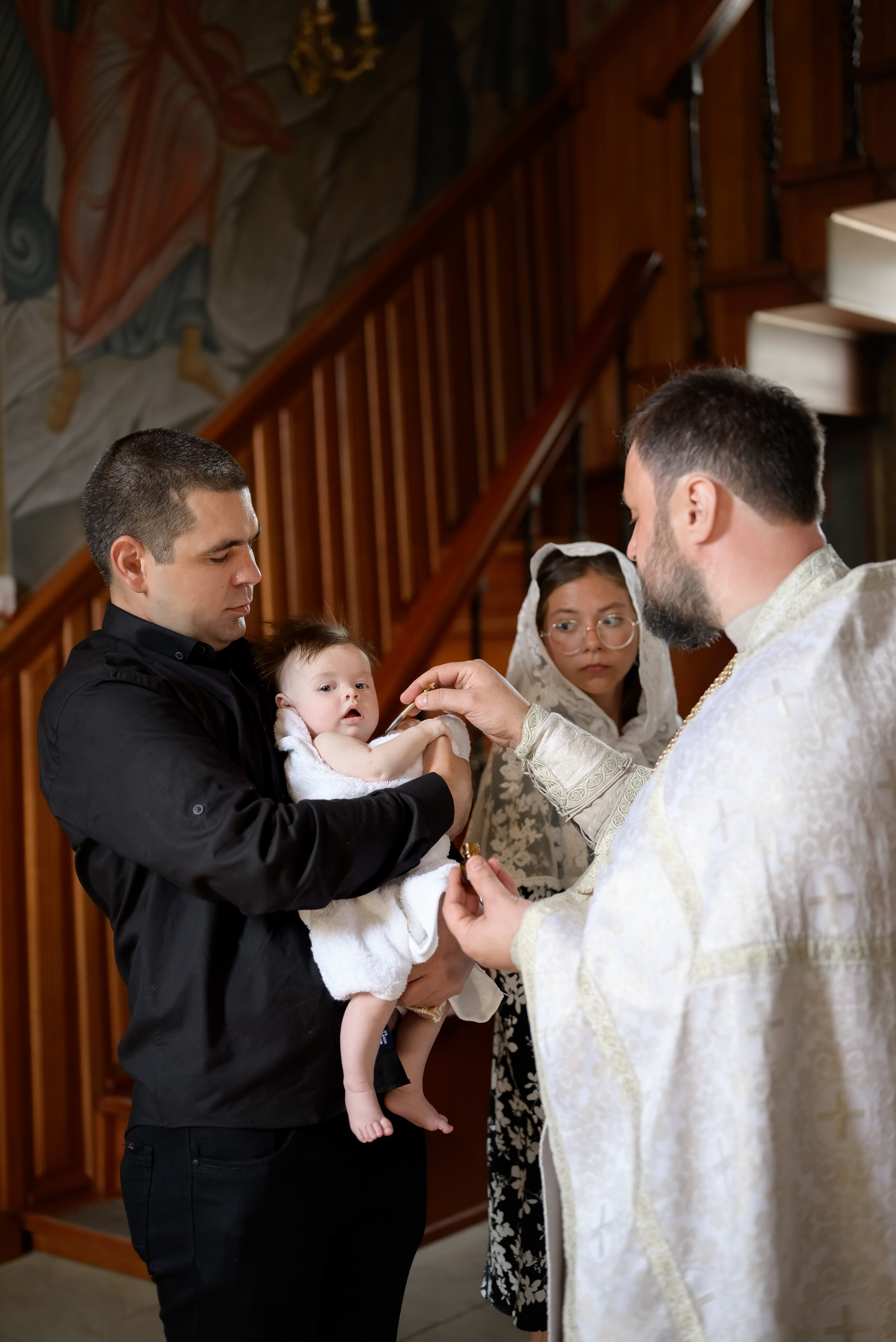 Таинство Крещения в Макеевке. Юлия Басня семейный и свадебный фотограф в Донецке
