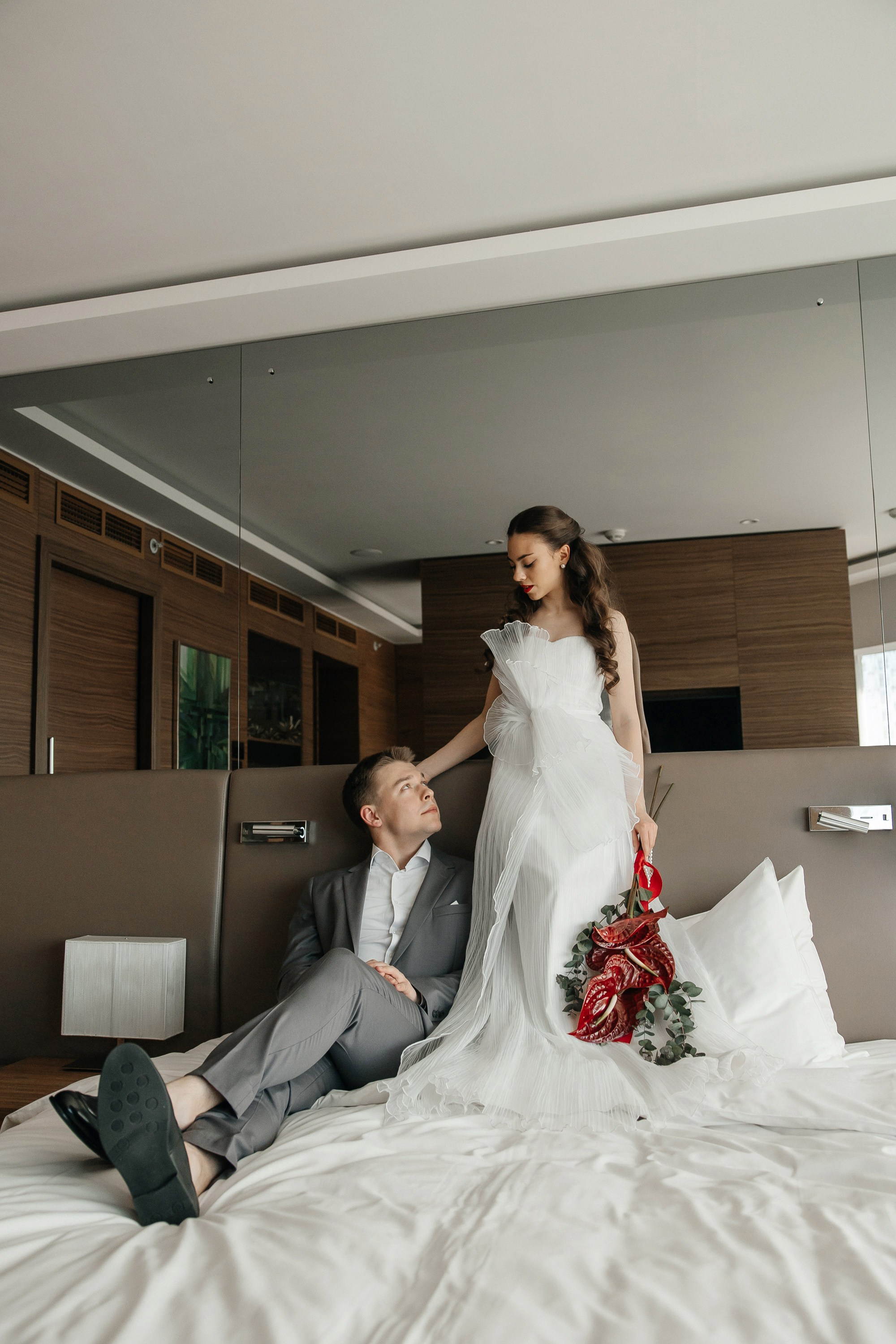 Свадебная фотосессия в&nbsp;отеле Radisson Blu Olympiyskiy