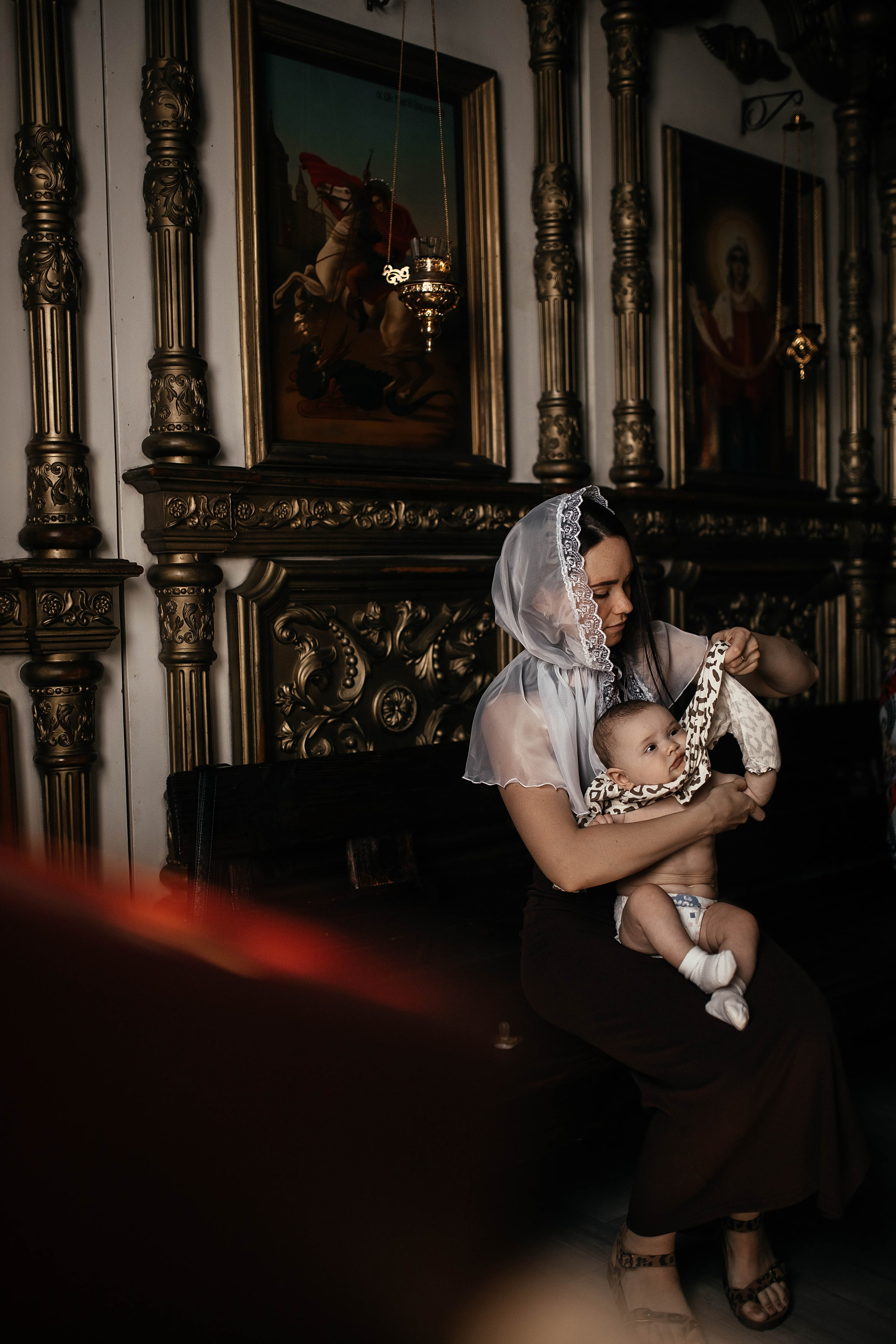 Таинство Крещения Мирославы. Фотограф Сальск Катерина