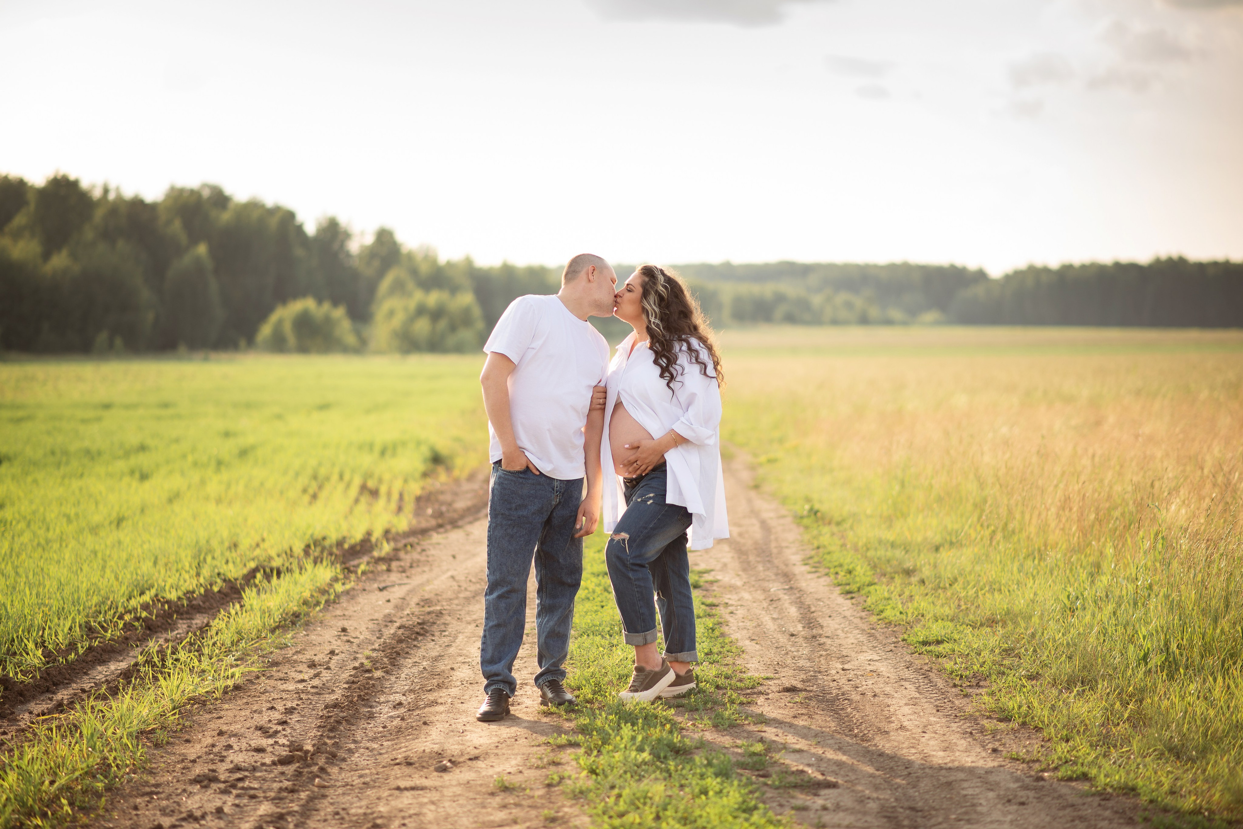 Съемка в поле. Фотограф новорожденных Екатеринбург, Первоуральск