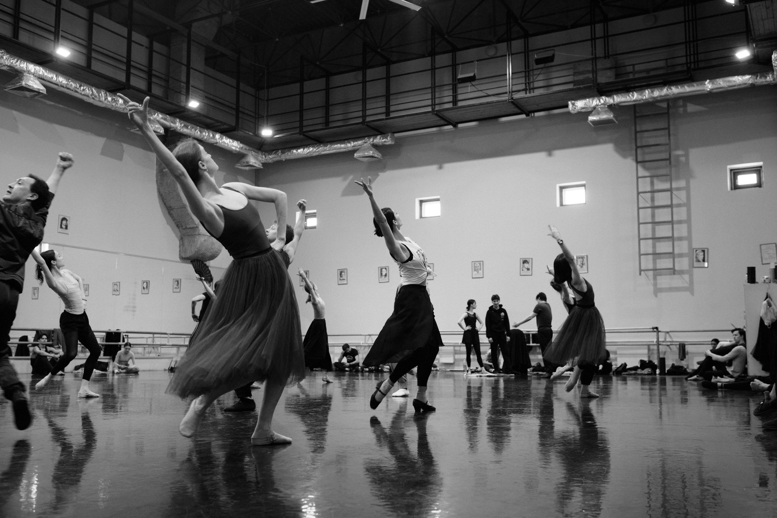 Балетный класс и репетиция артистов балета КТОиБ им. Мусы Джалиля. Barsukov