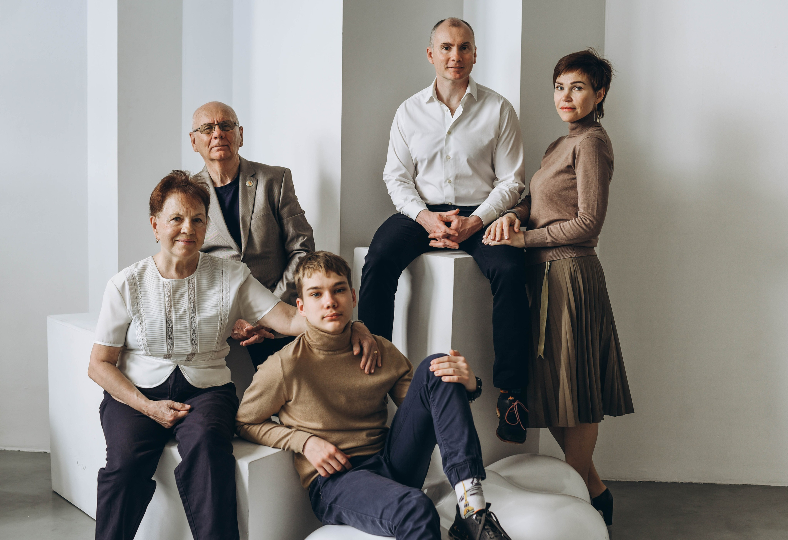 Семейная студийная съемка. Женский и семейный фотограф Людмила Богачкина