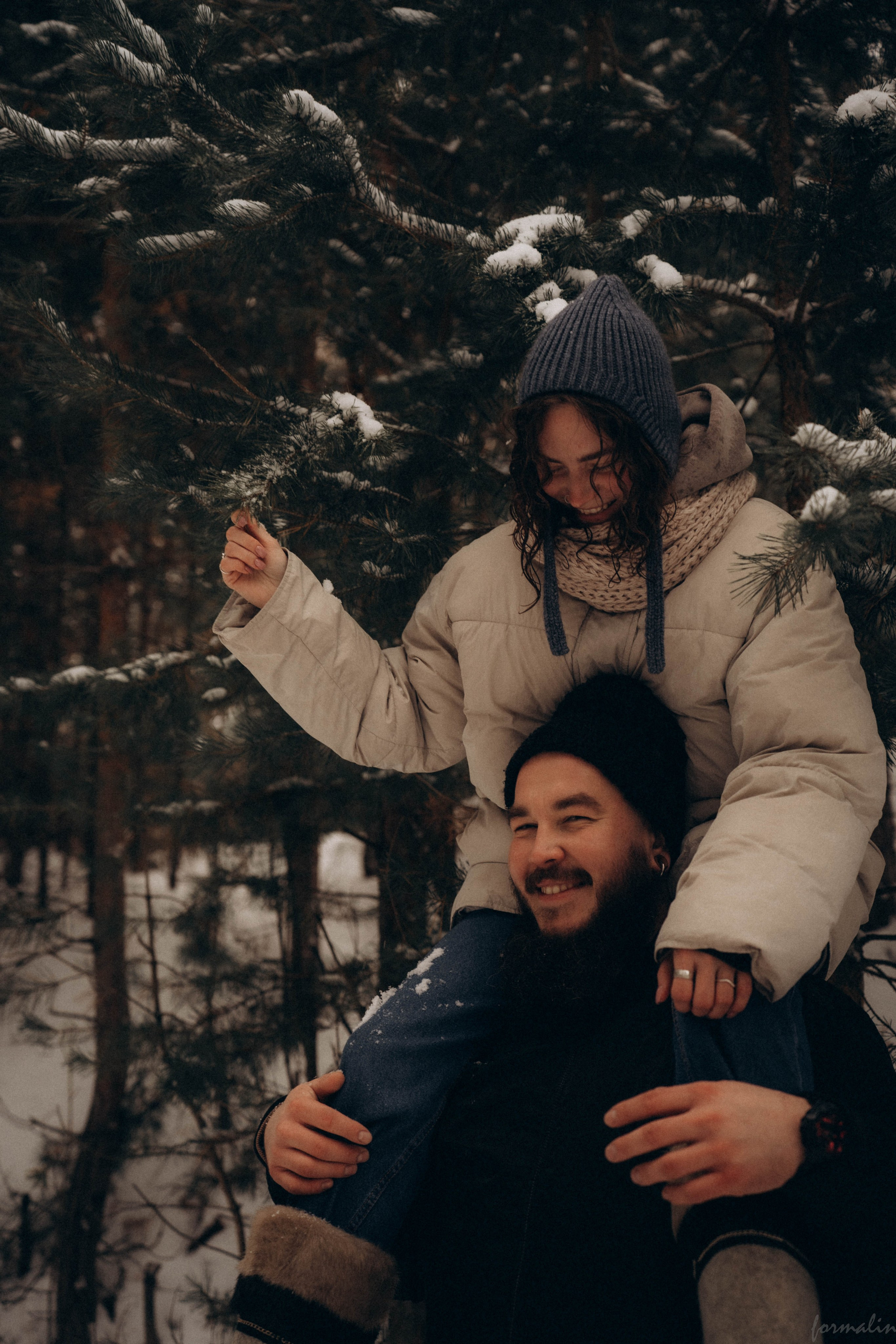 Романтичный снегопад. Алиса Никитцова | Фотограф в Казани