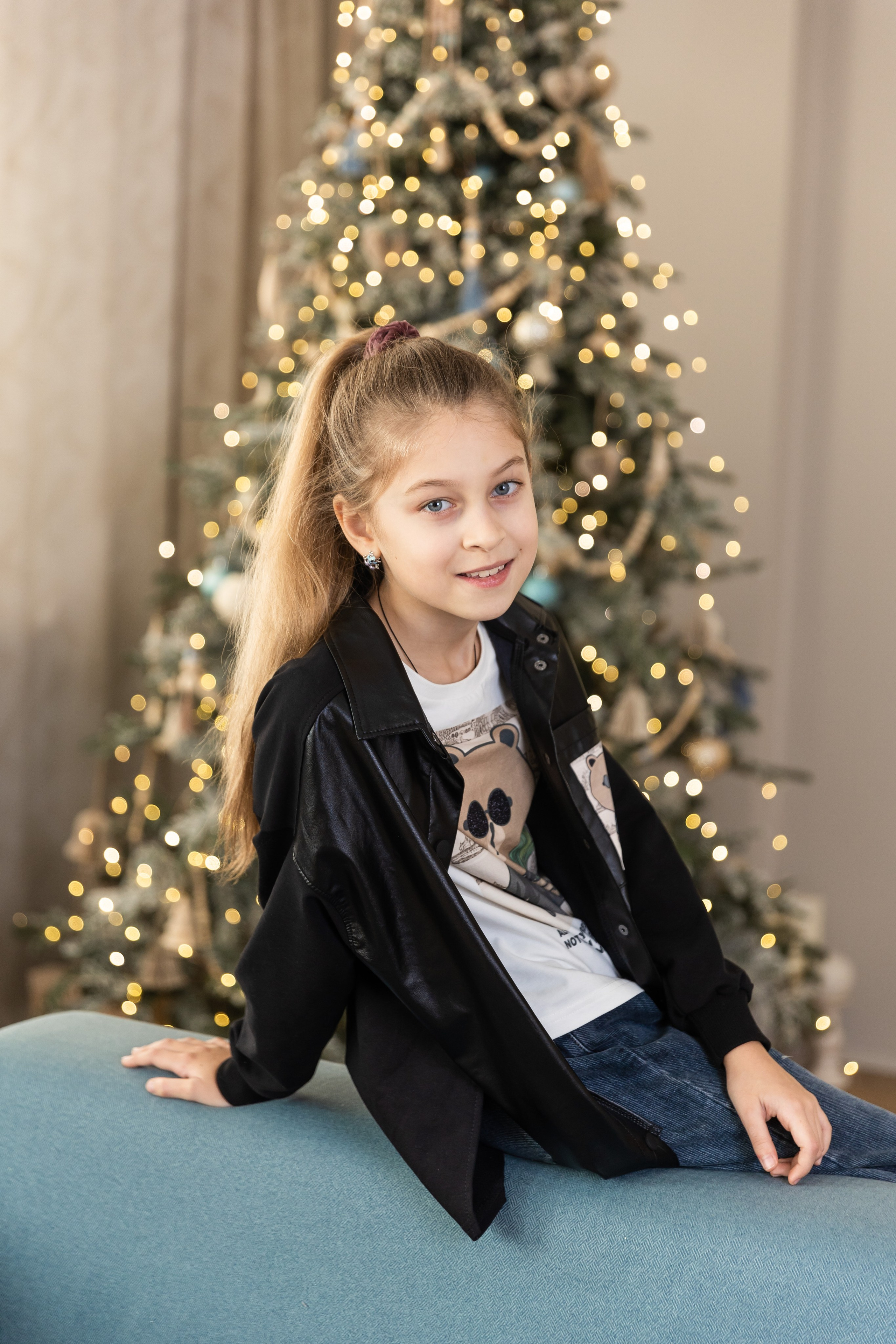 Новогодняя фотосессия в студии 4 класс. Семейный, детский, школьный фотограф в Благовещенске Яна Белоусова