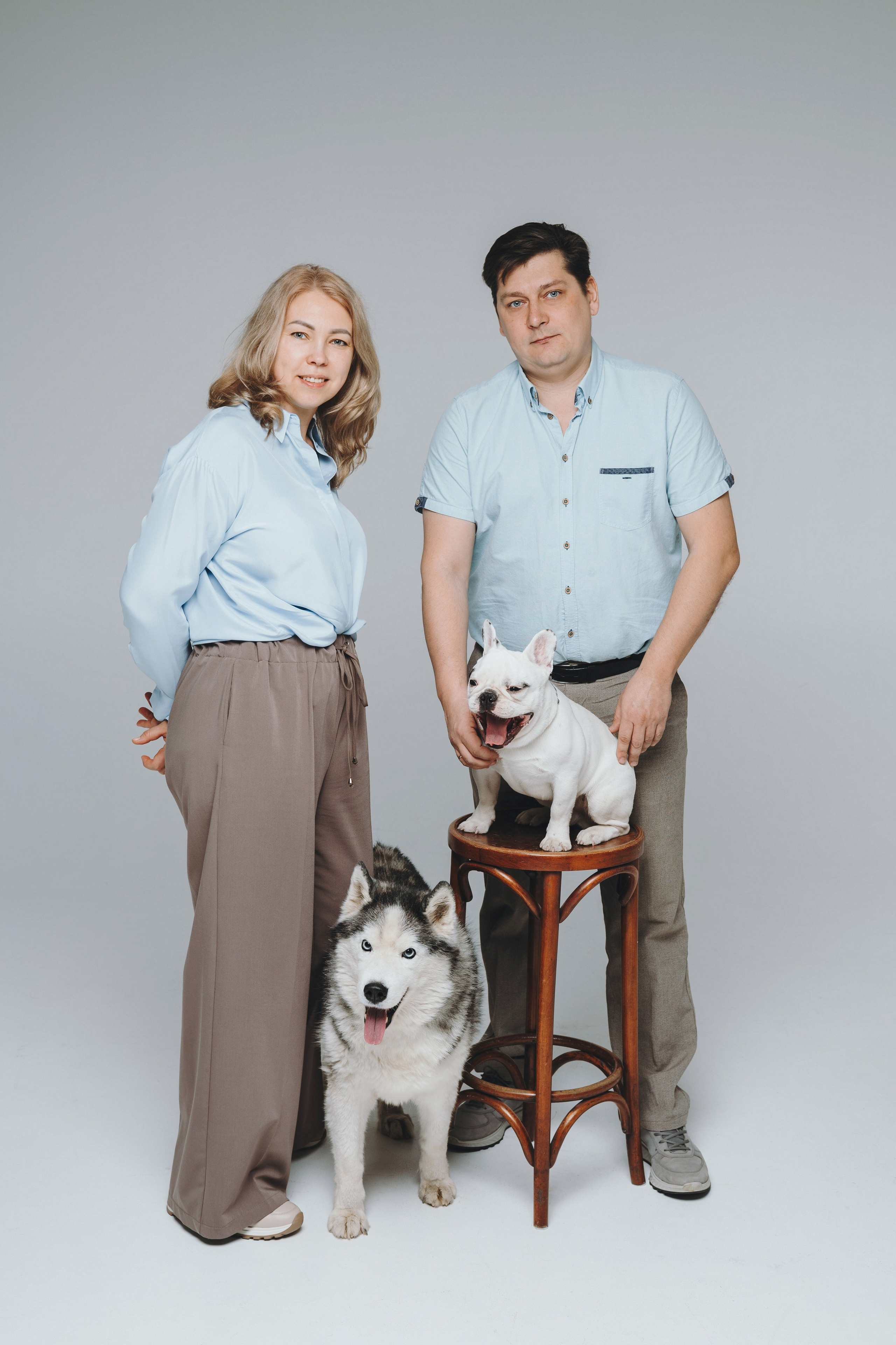 Елена, Дмитрий, Джем и Зефир. Фотограф — анималист Владивосток, Алина