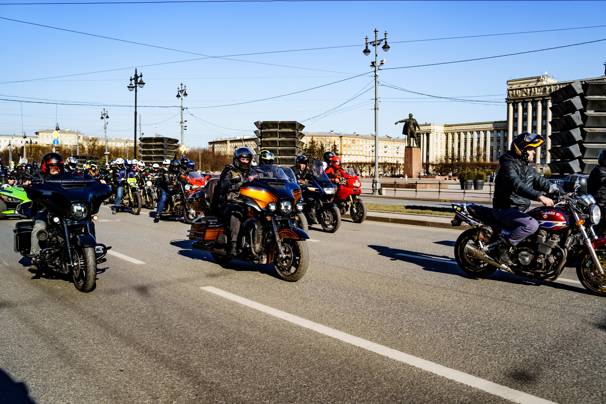 Прохват мотоклуба Norman Riders ч.1. Концертный и репортажный фотограф в Санкт-Петербурге Слава Пахомов