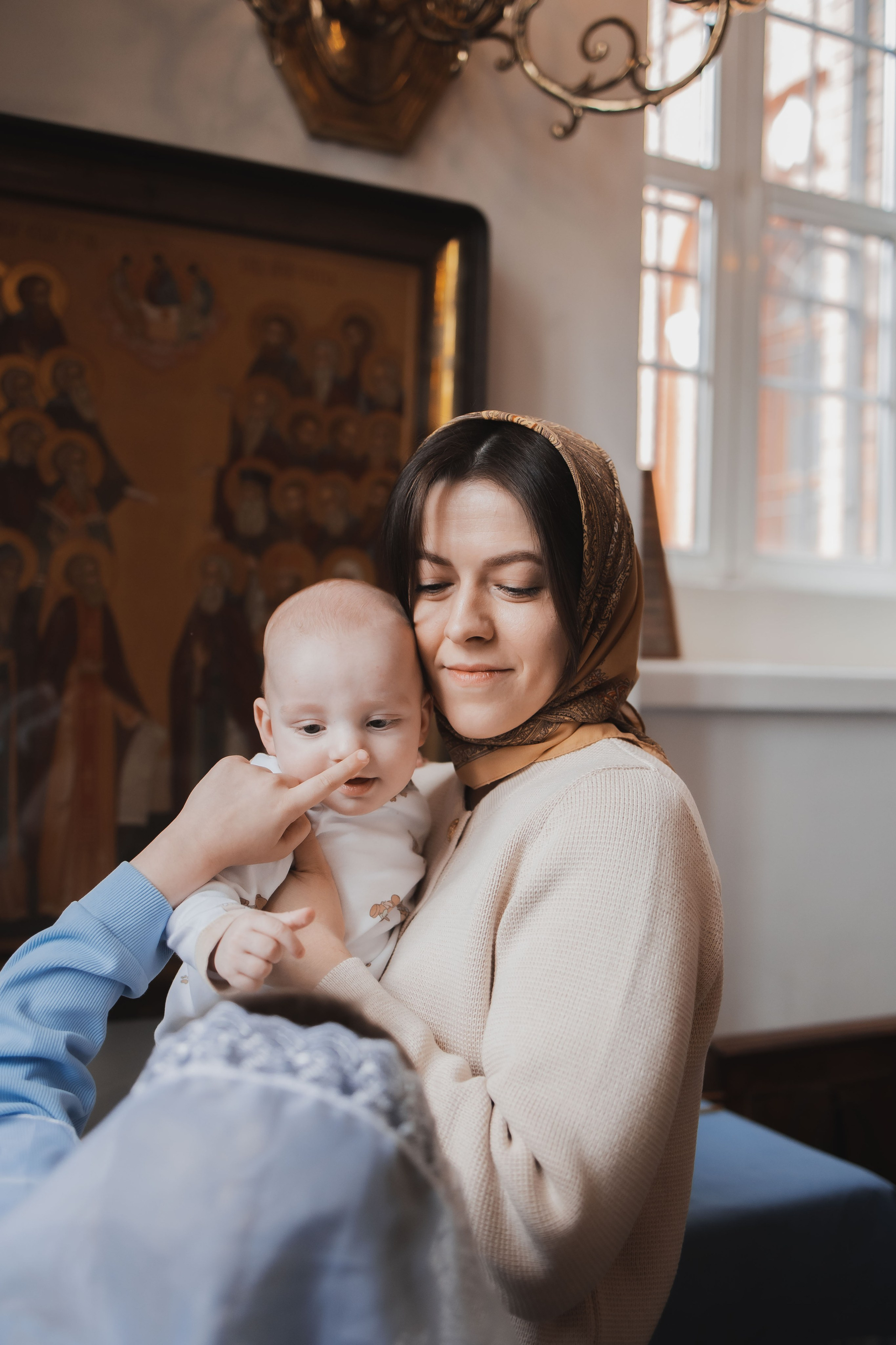 Крещение Дмитрия. Семейный, индивидуальный фотограф в Москве Ангели Марина
