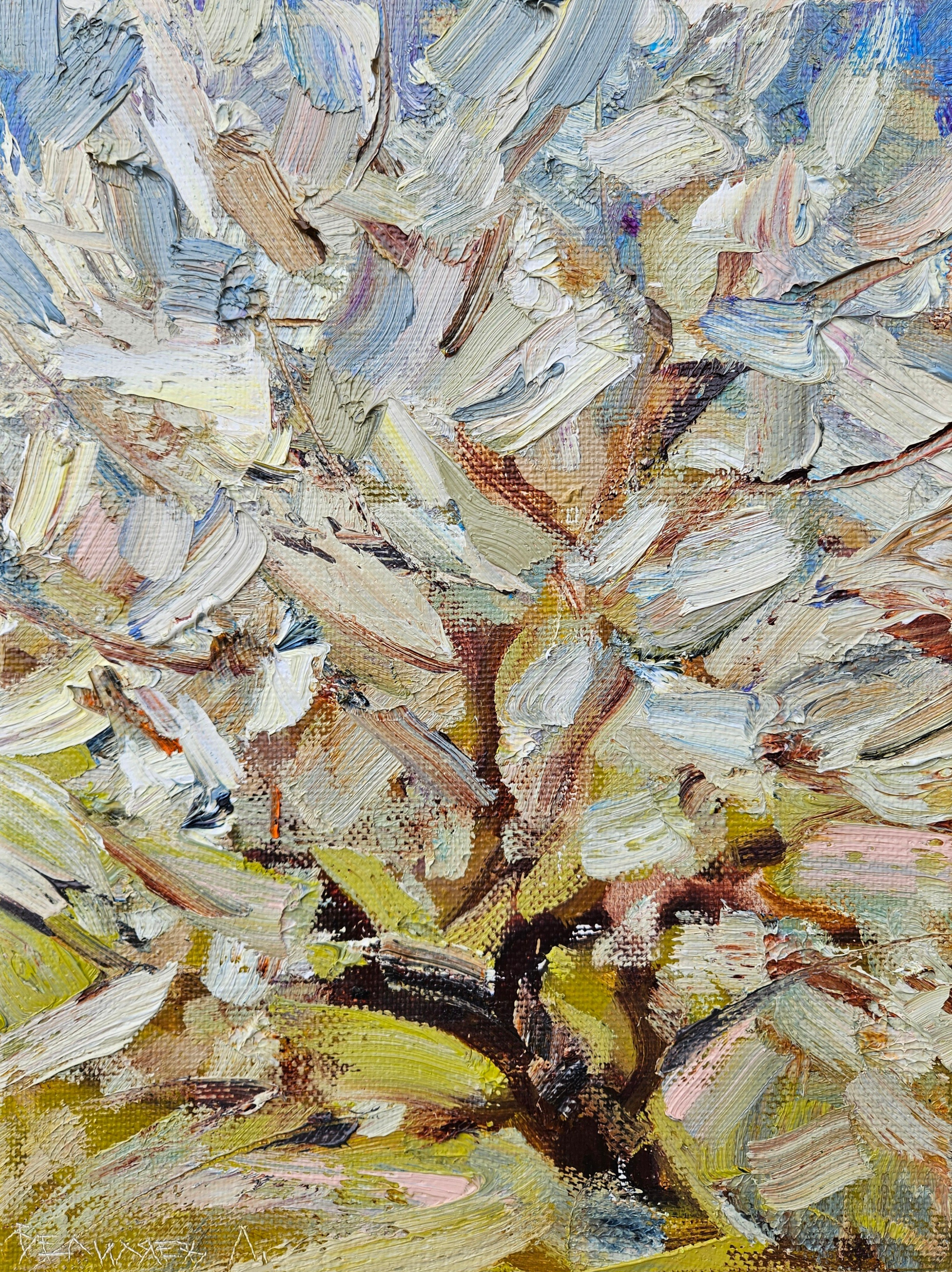 "Весна". 2026. Холст, масло. 40х30. Цена: 5000₽