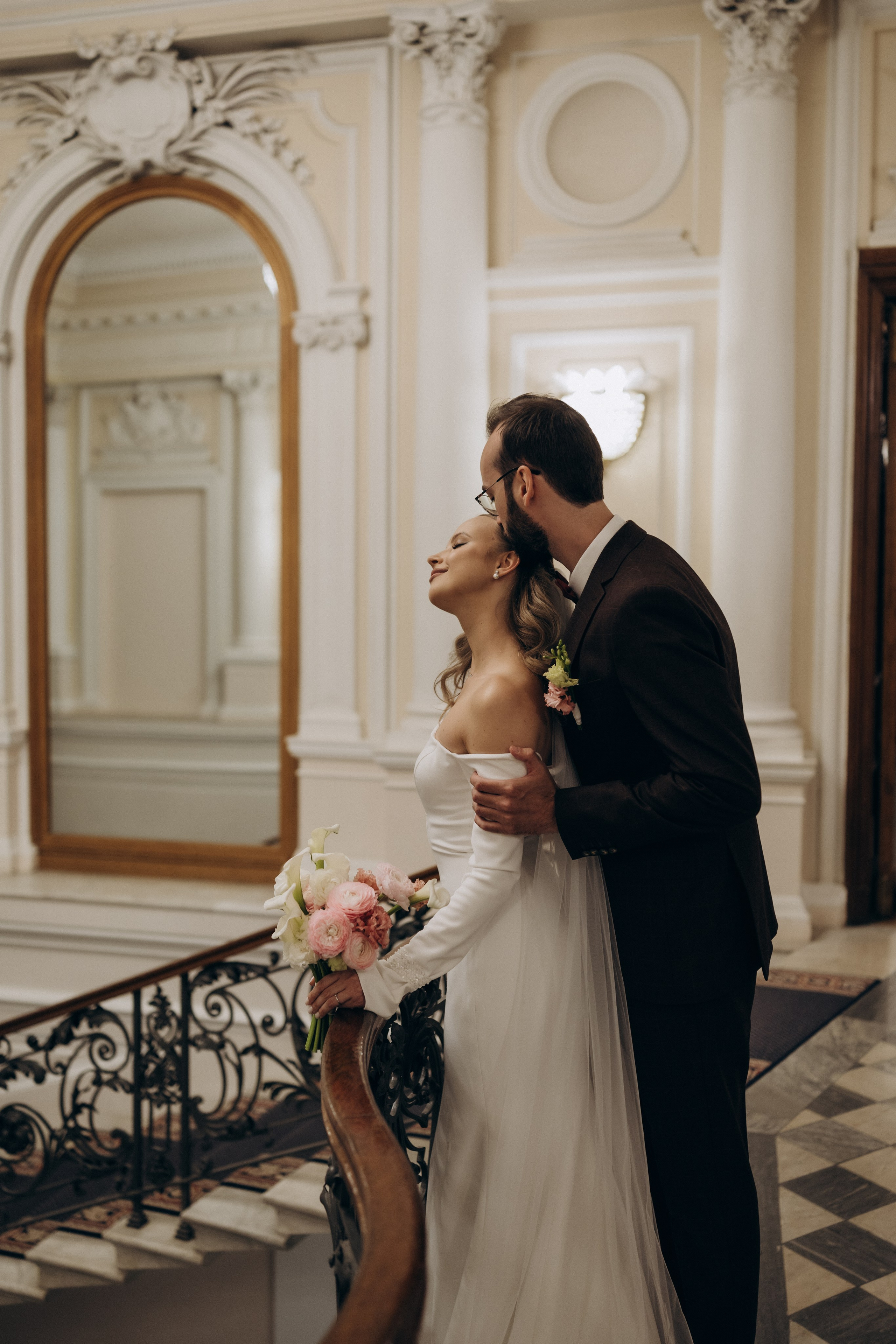 Юра и Полина | 2-й дворец и Половцова. Свадебный и love story фотограф в Санкт-Петербурге