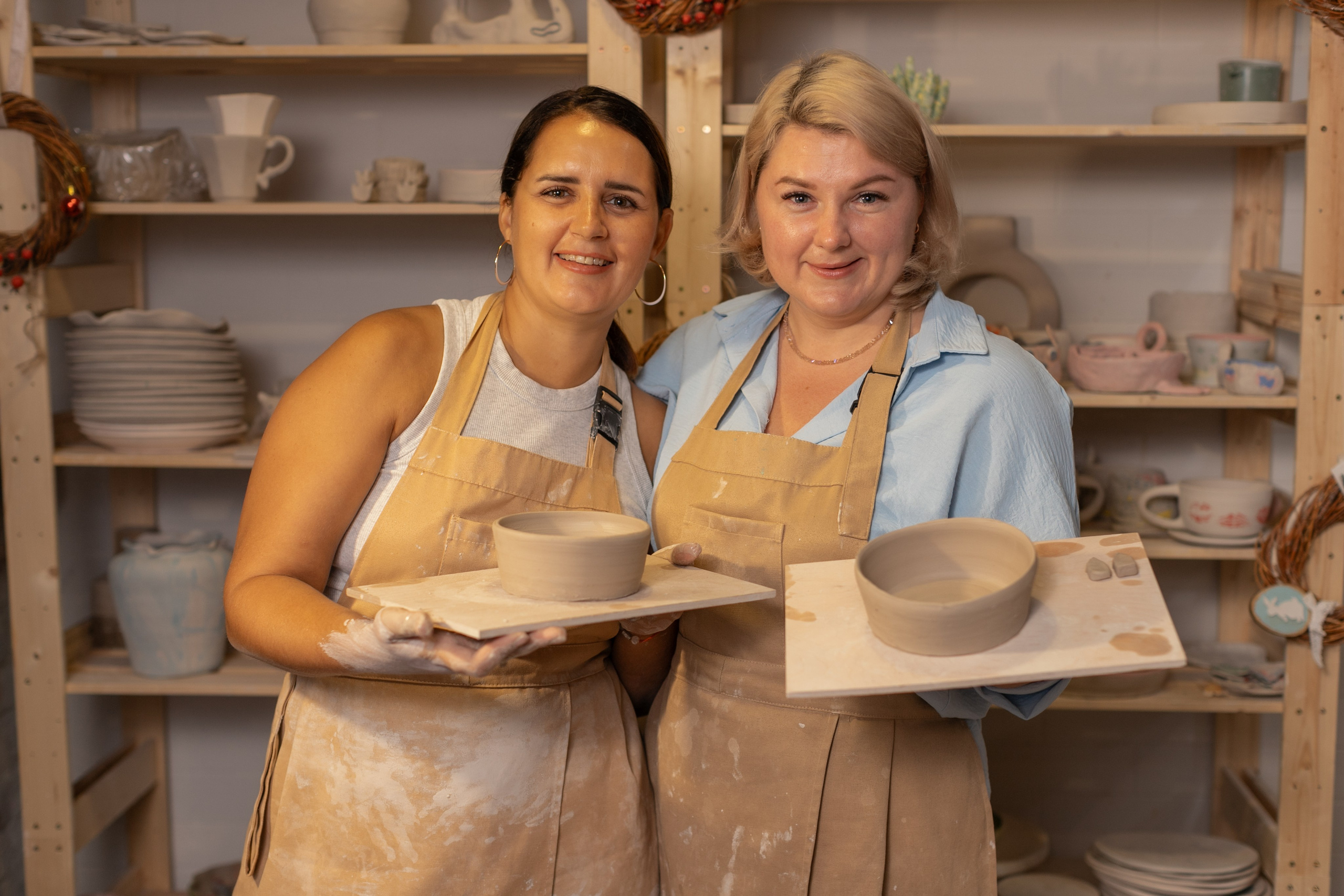 Гончарный МК Ирина и Юлия. Семейный и детский newborn фотограф в Ростове-на-Дону Наталья Лебедева