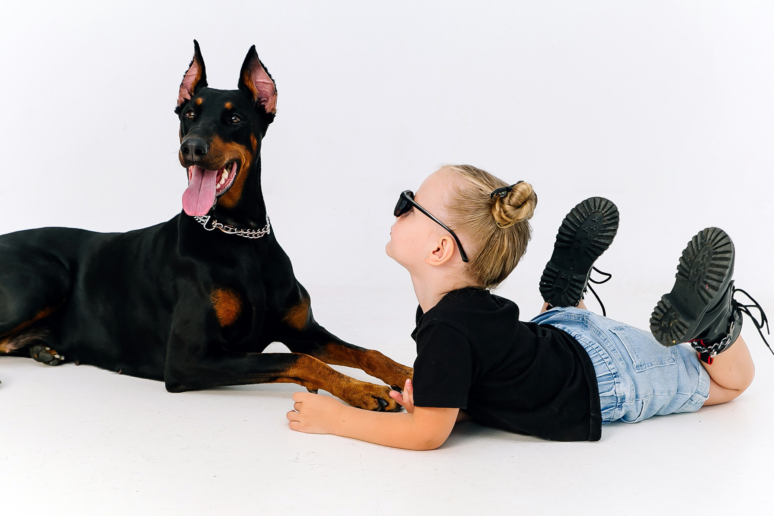 Фотопроект с доберманом. Свадебный и семейный фотограф в Краснодаре Илонна Ковалева
