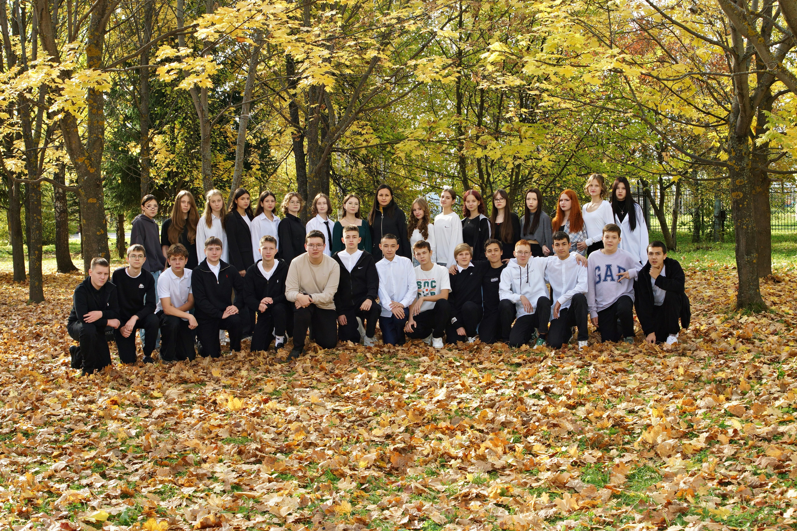 Осенняя фотосессия в школе г. Йошкар-Ола