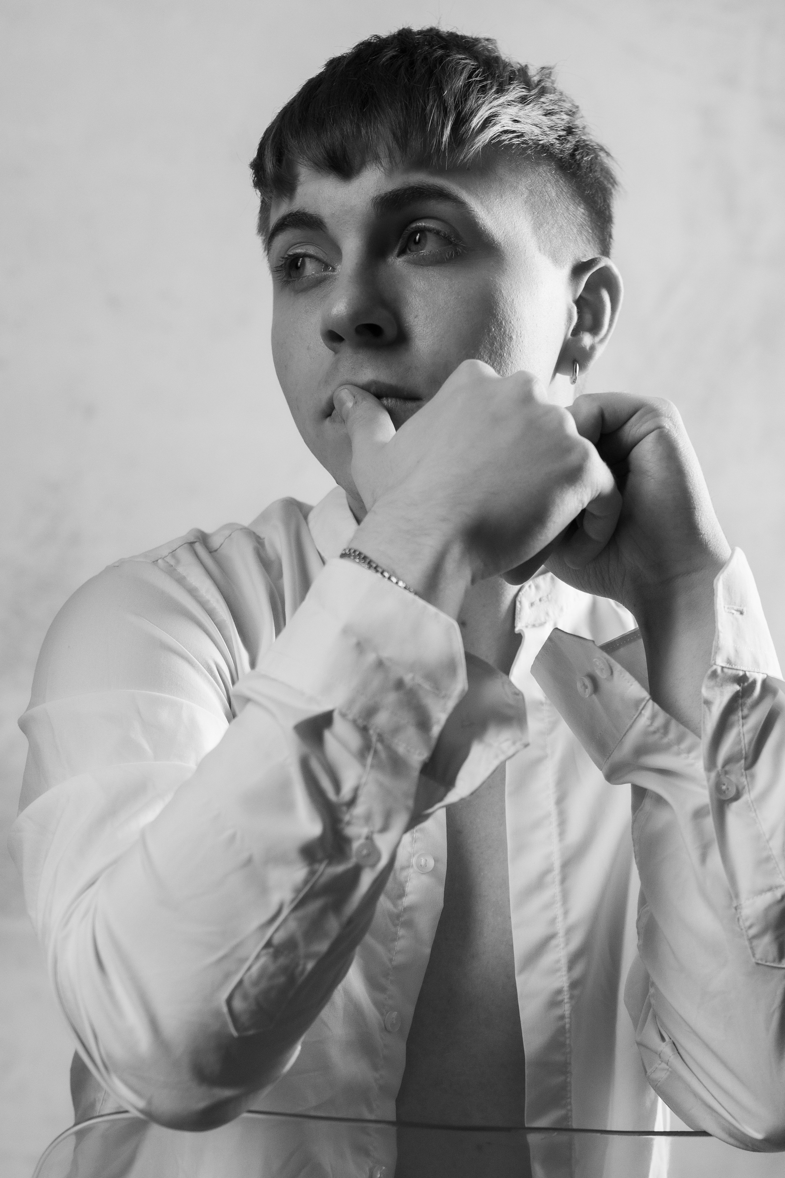 Мужской черно-белый портрет. Фотограф и видеограф в Москве Анна Матюхина