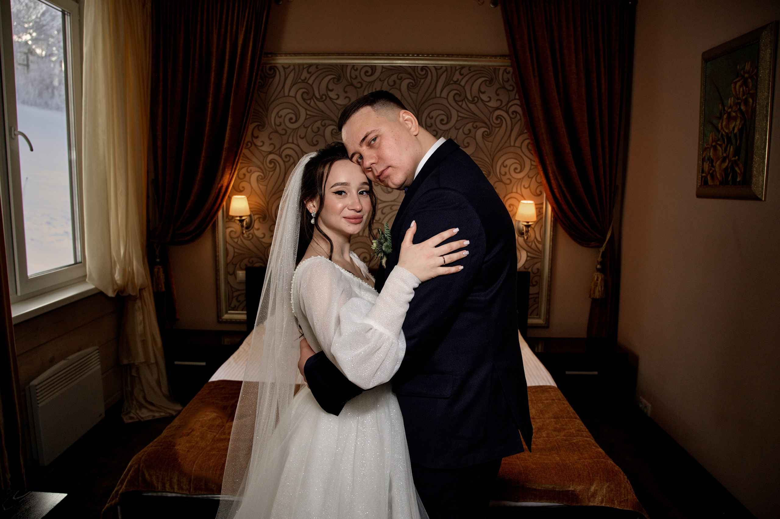 Зимняя свадебная фотосессия для Кристины и Павла