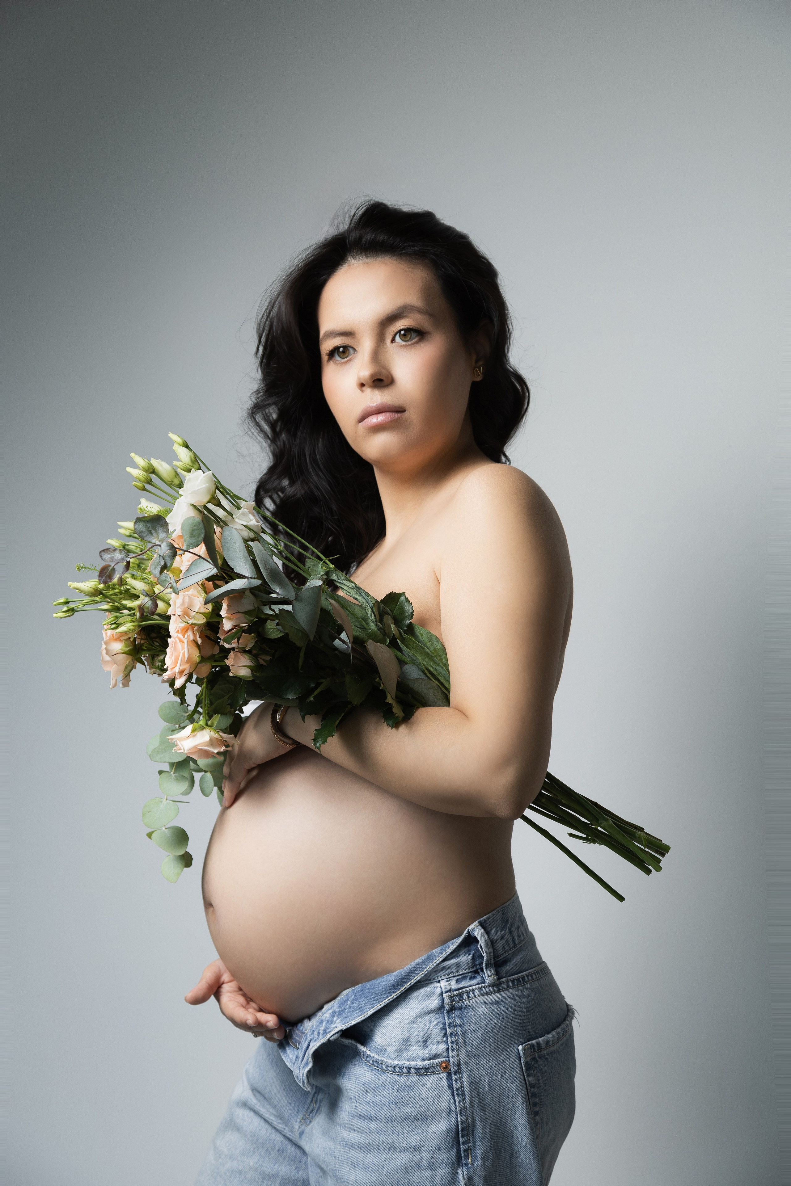 Фотосессия беременности для Елены. Анастасия, Фотограф женского портрета и беременности в стиле vogue