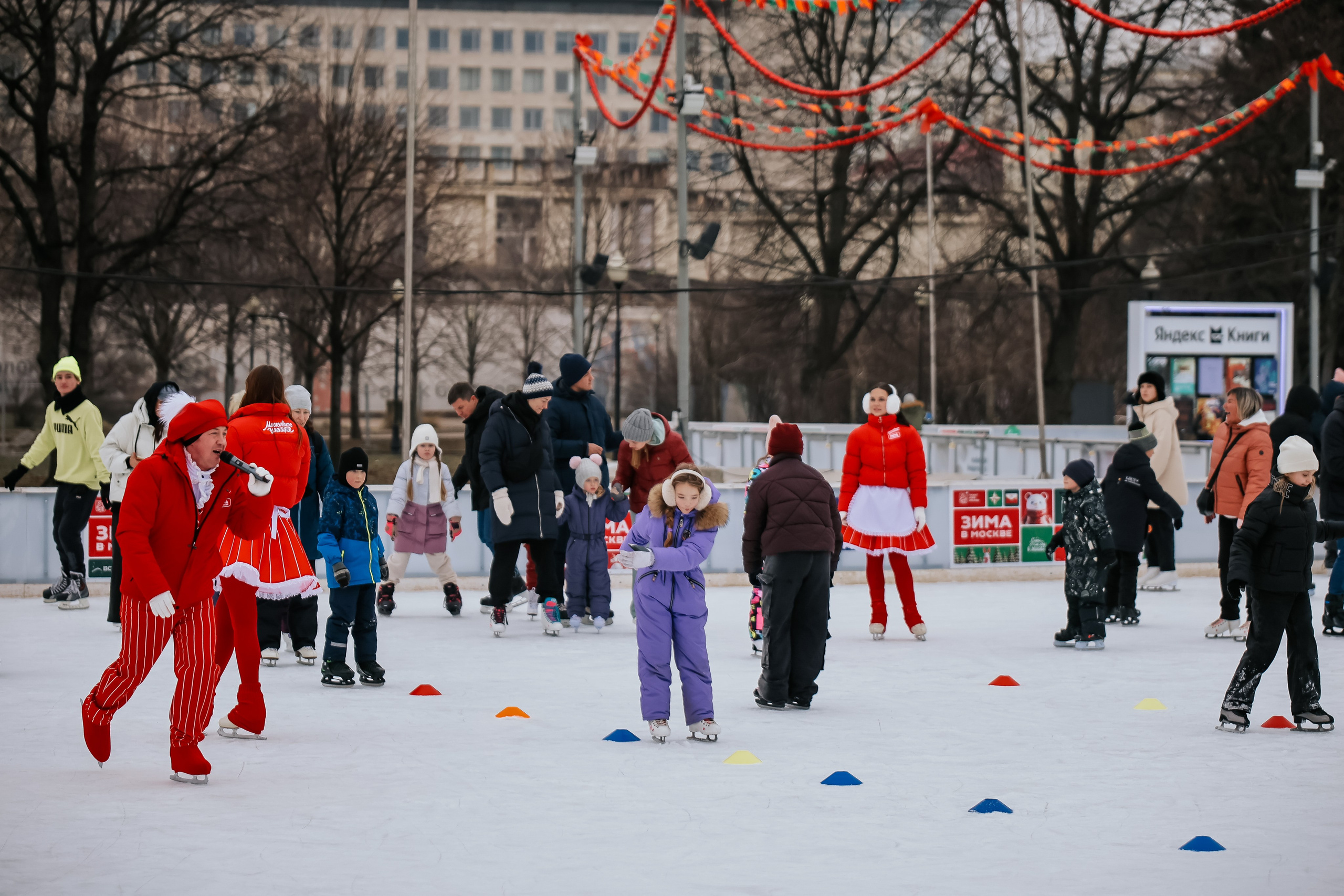 Ледовое шоу Парк Культуры проект Московское Чаепитие. Фотограф и видеограф Анна Домашенко