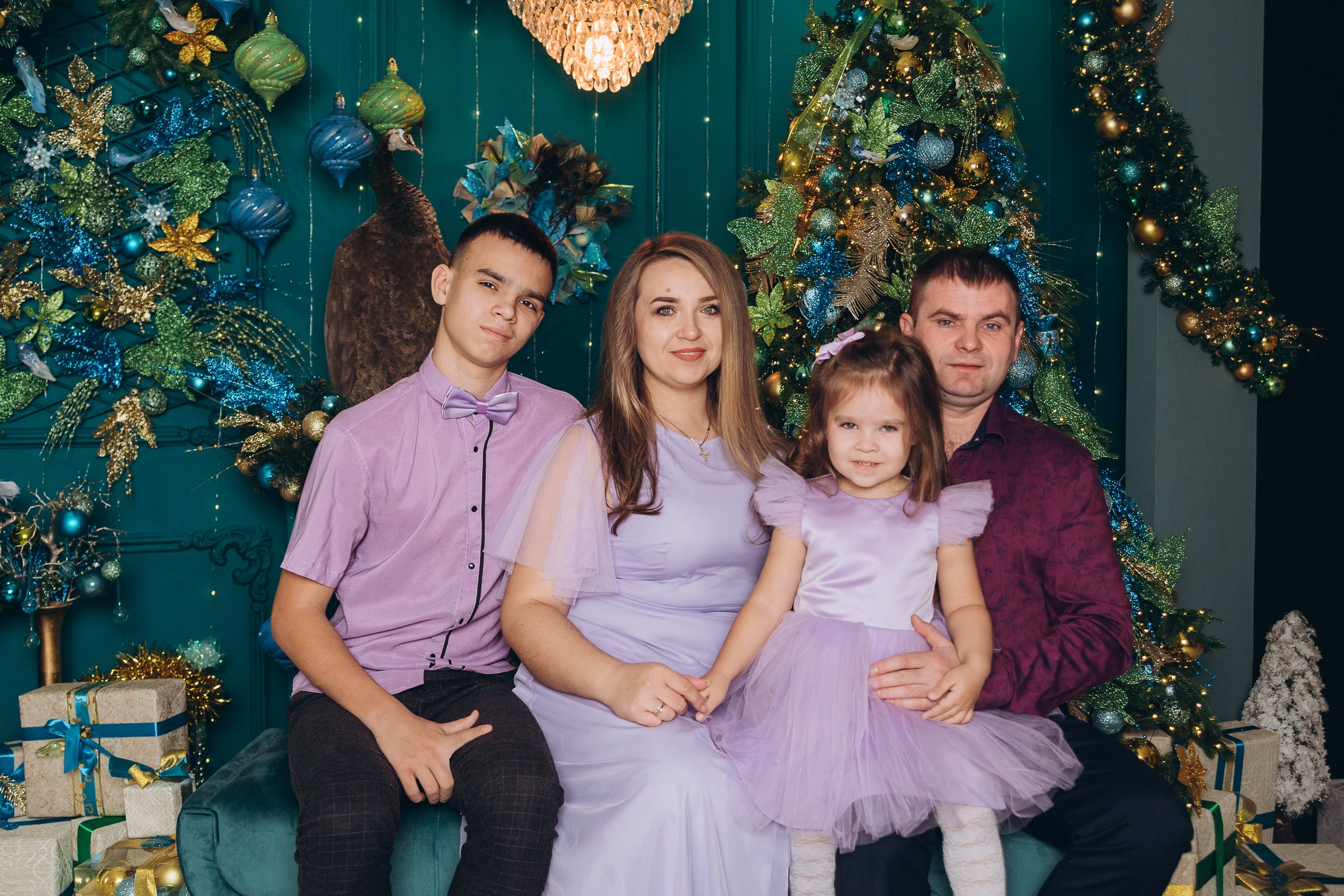 Галина, Николай, Данил и Настя. Свадебный и семейный фотограф в Новосибирске Дарья Кель