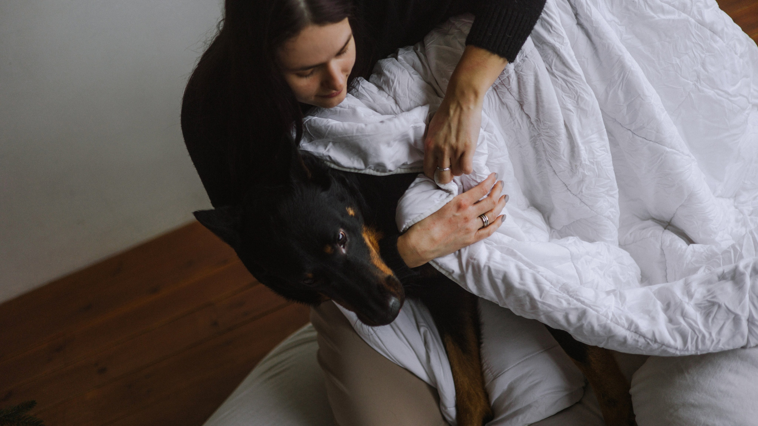 Полина и Зевс. Фотограф-анималист Богданова Полина