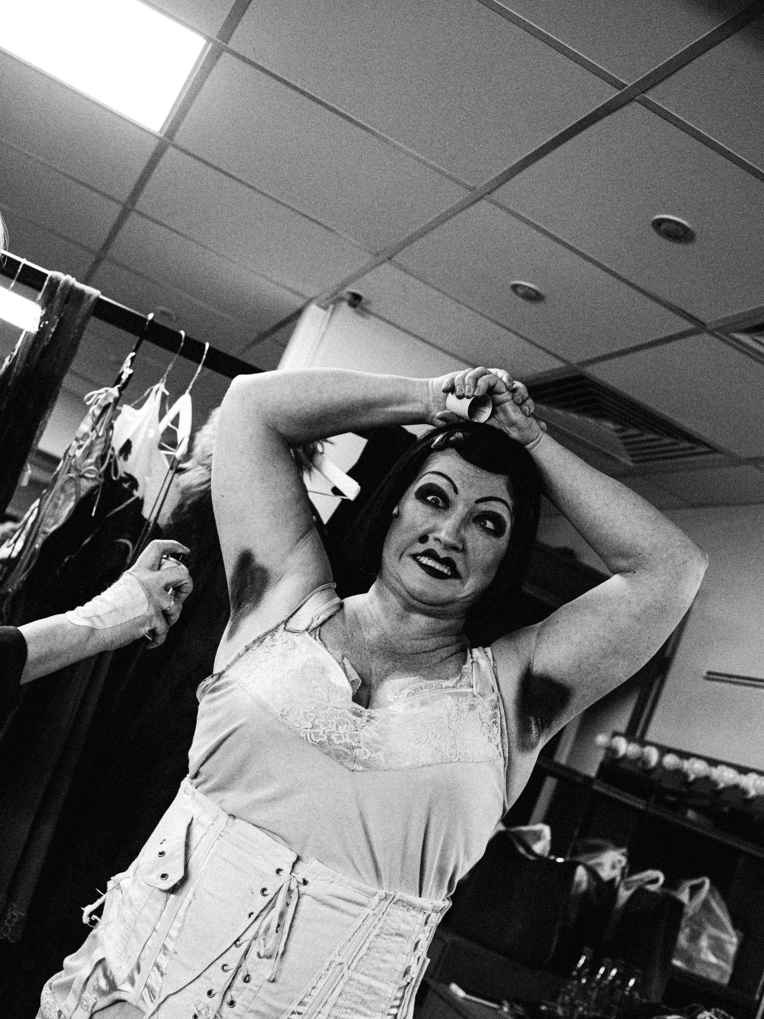 Theatre backstages. Portrait and backstage photographer Nina Crane