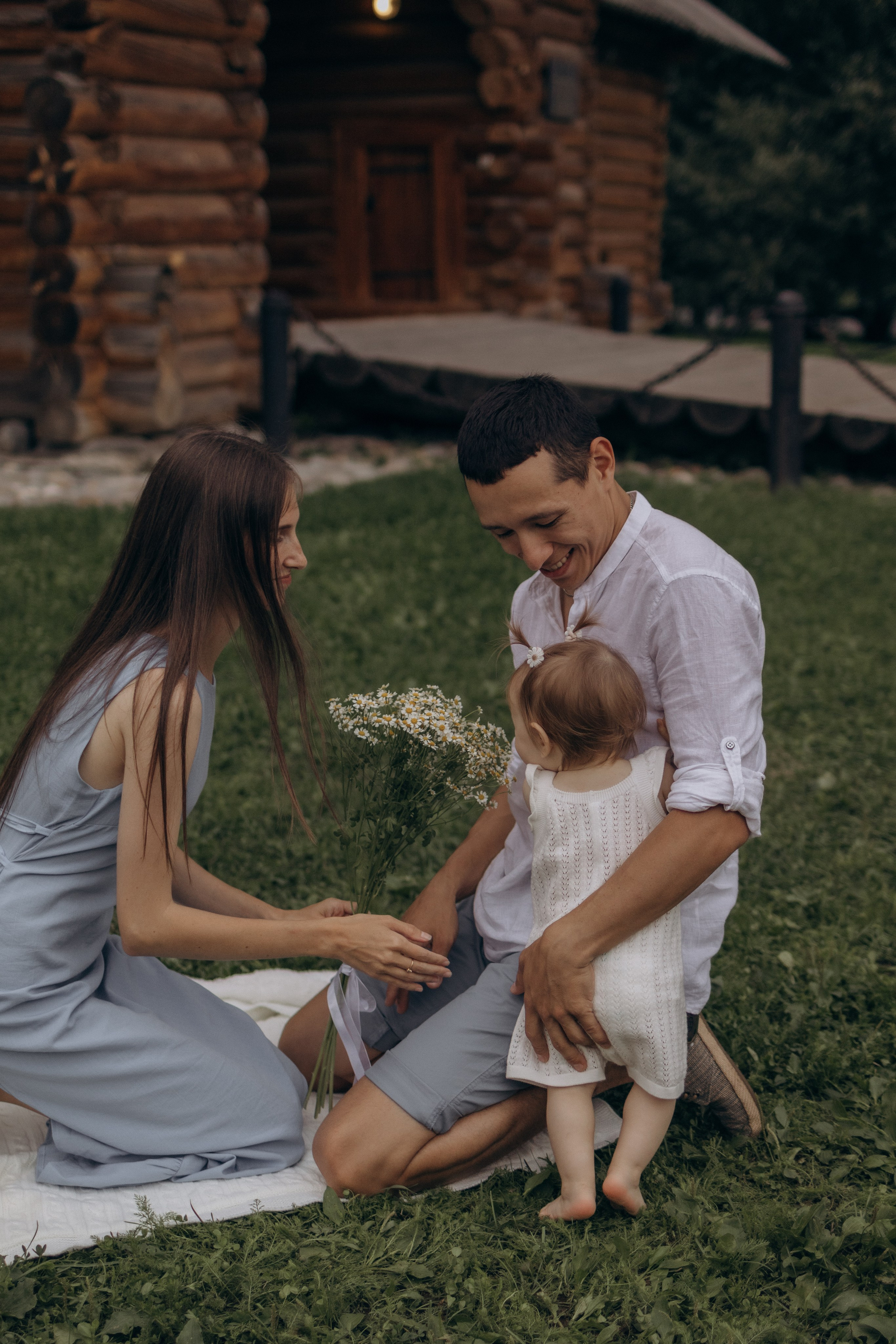 Роман, Мария и Алиса. Семейный фотограф Москва