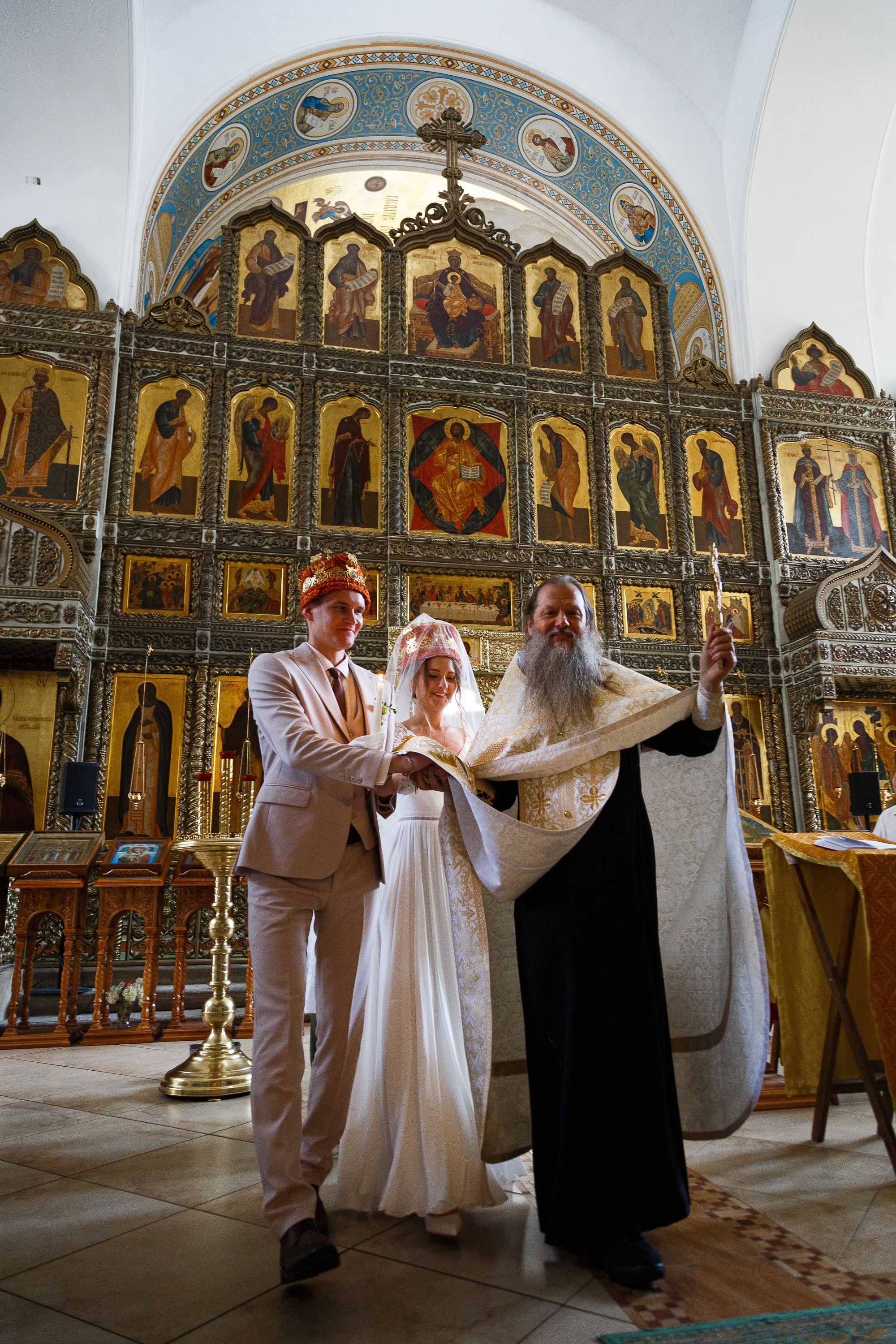 Венчание в храме Живоначальной Троицы на Шаболовке