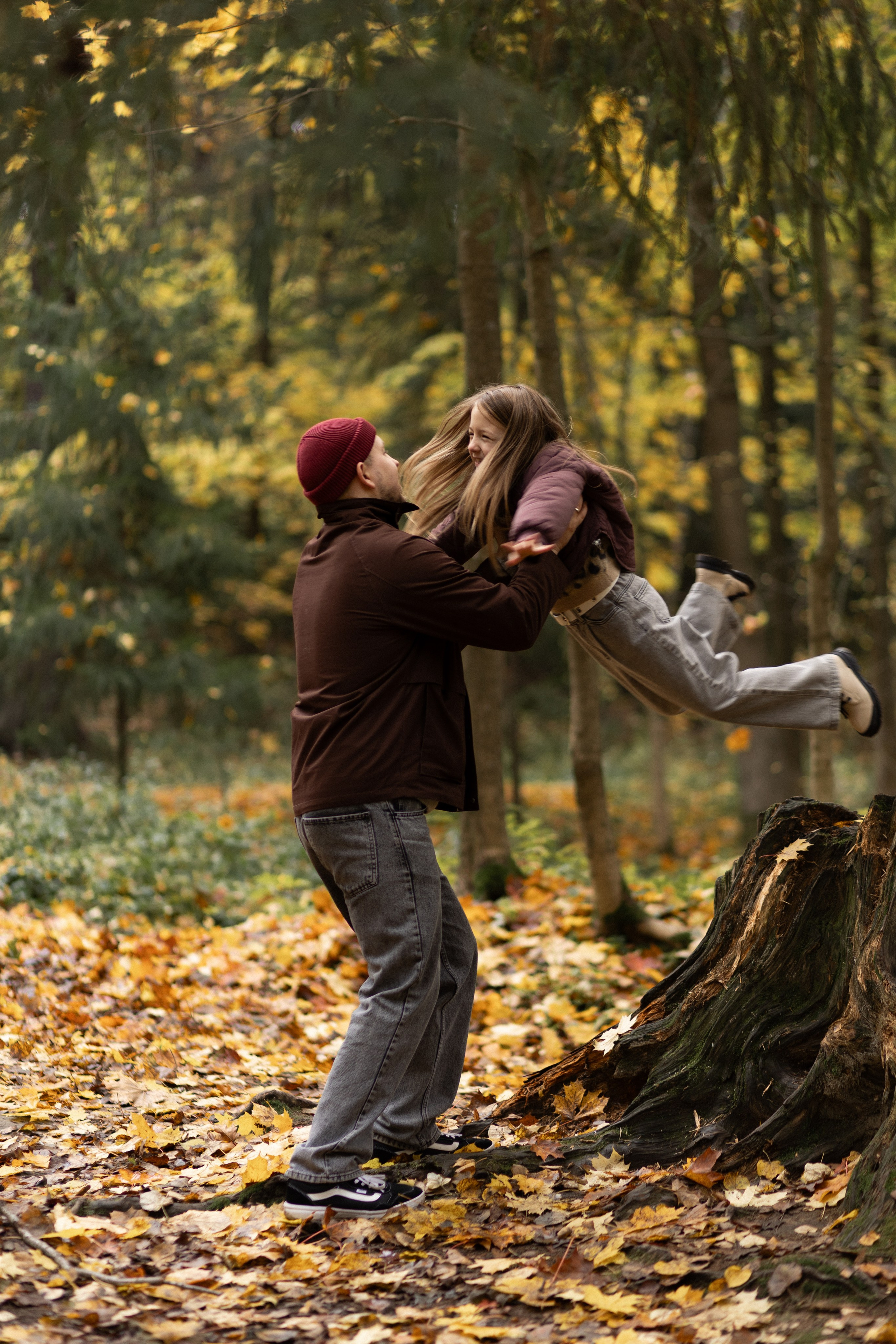 Осень в Шуваловском парке. Портретный фотограф в Санкт-Петербурге