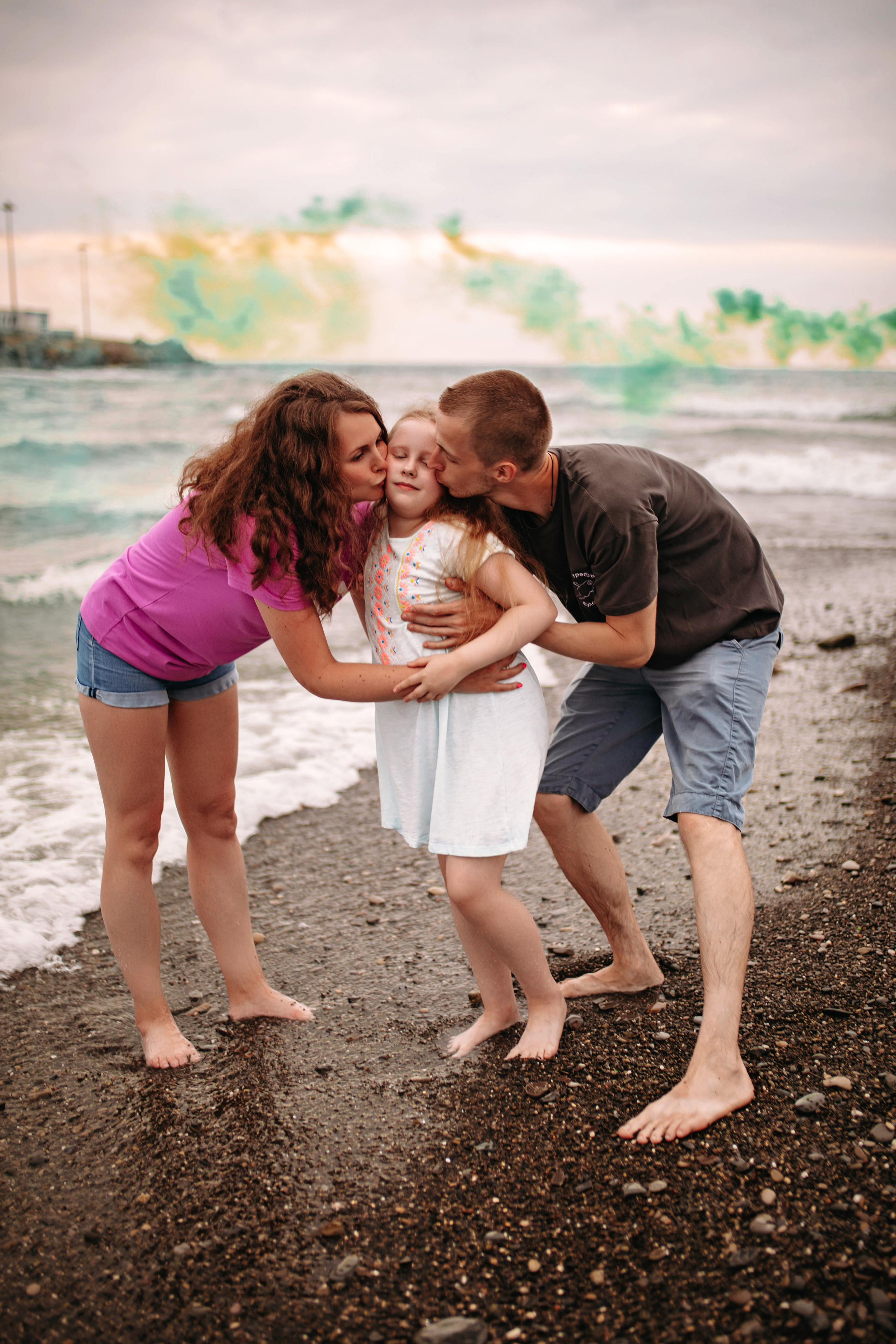 Семейная прогулка, пляж Ривьера. Фотограф в Ставрополе Алина Клочкова