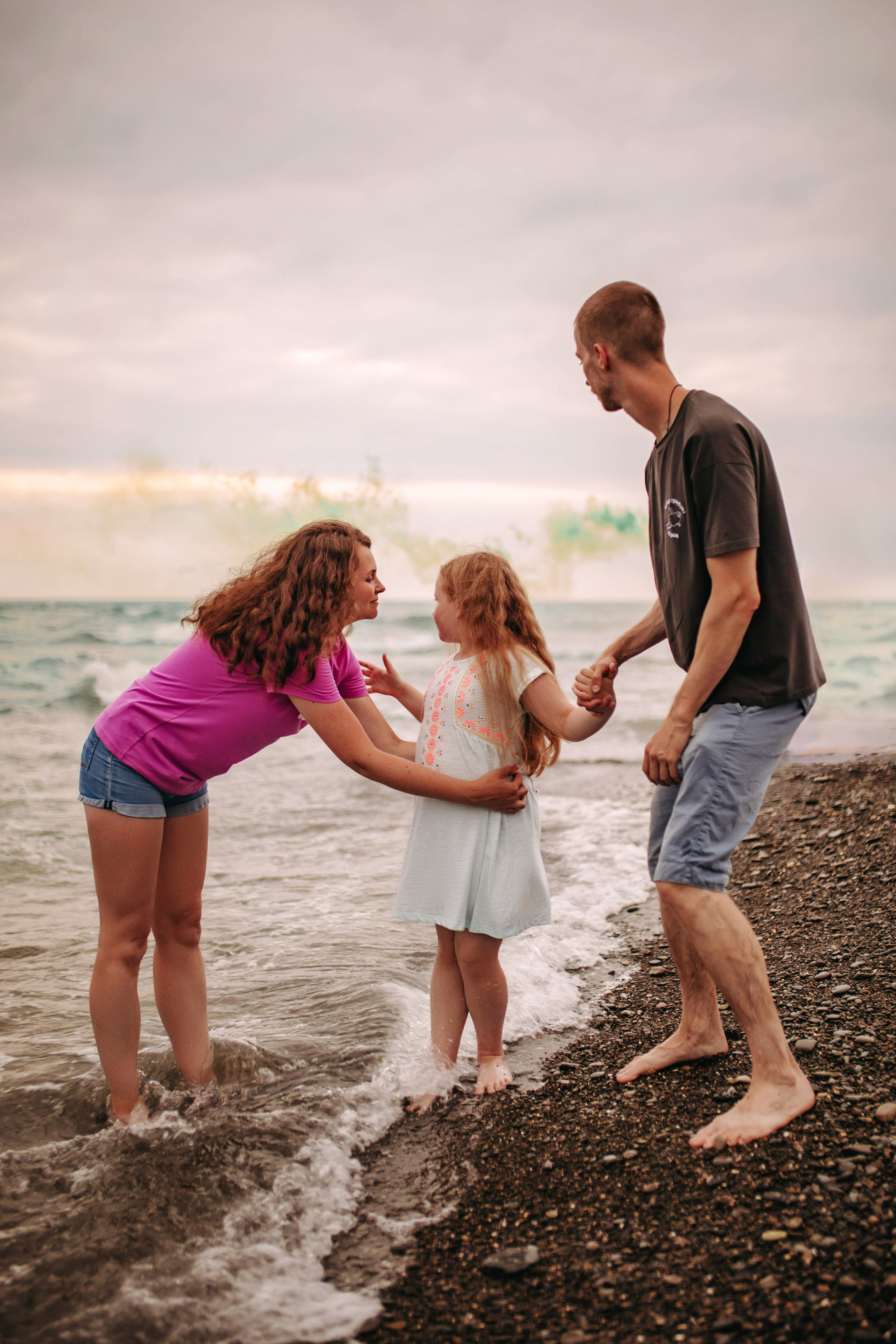 Семейная прогулка, пляж Ривьера. Фотограф в Ставрополе Алина Клочкова