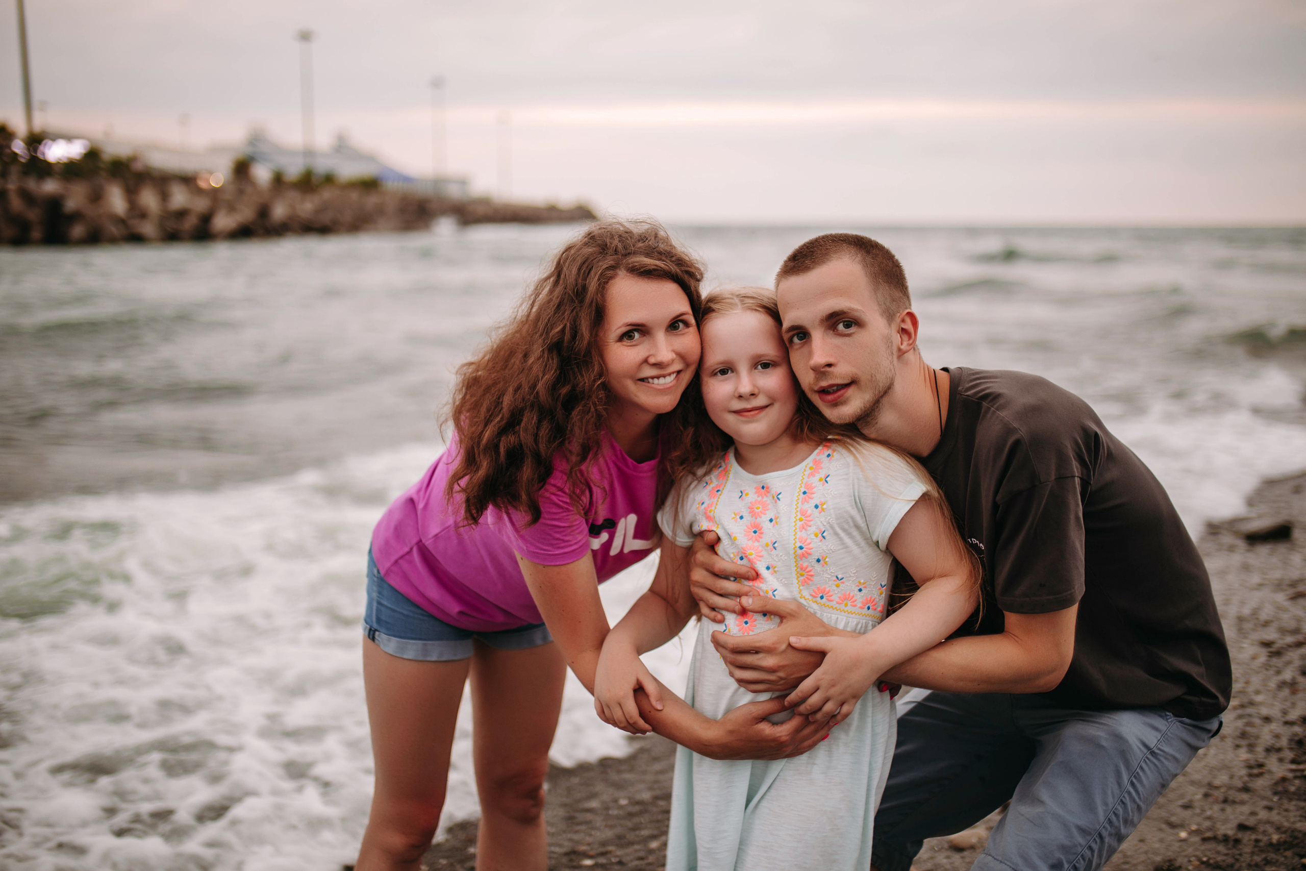 Семейная прогулка, пляж Ривьера. Фотограф в Ставрополе Алина Клочкова