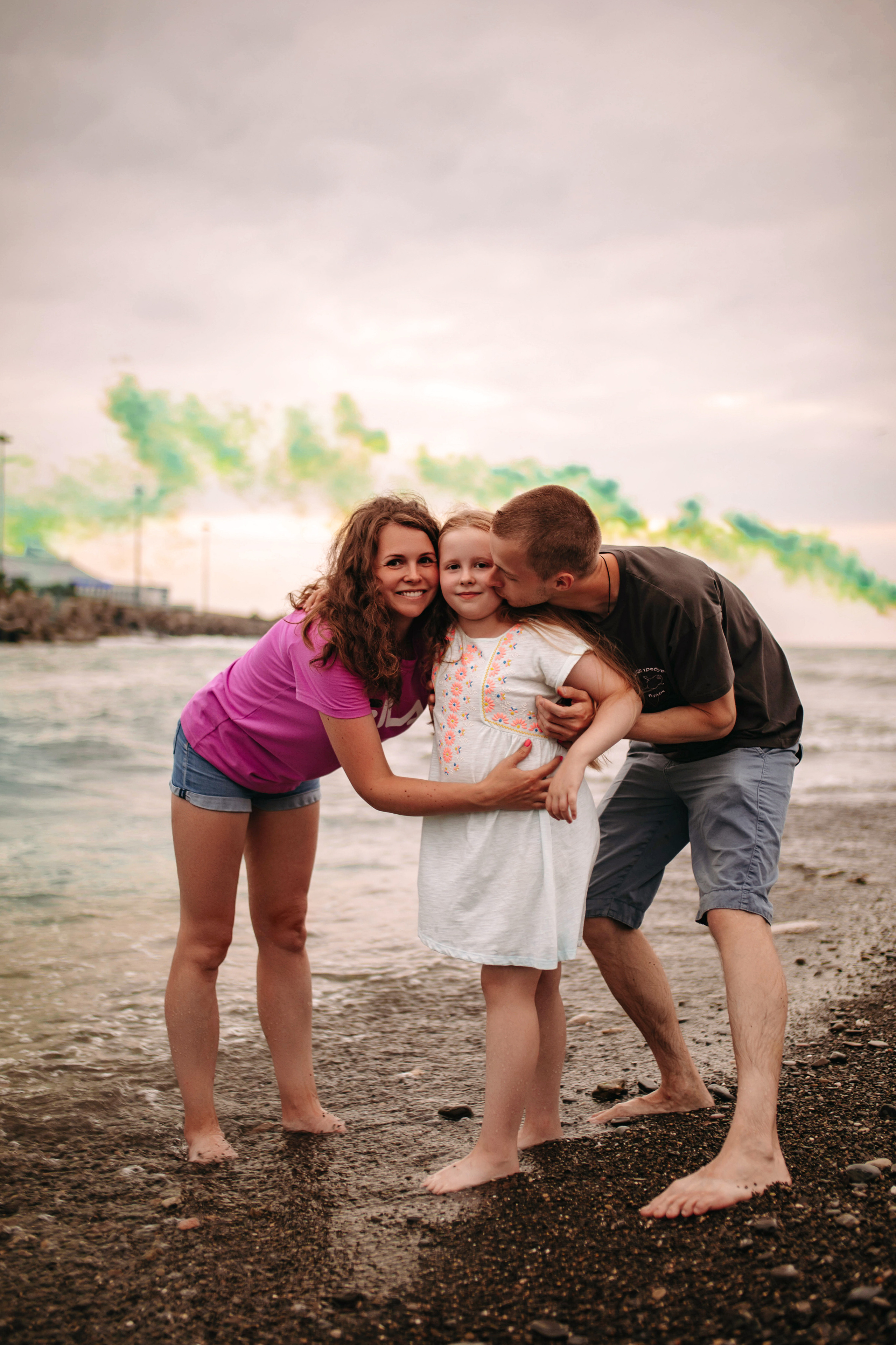 Семейная прогулка, пляж Ривьера. Фотограф в Ставрополе Алина Клочкова