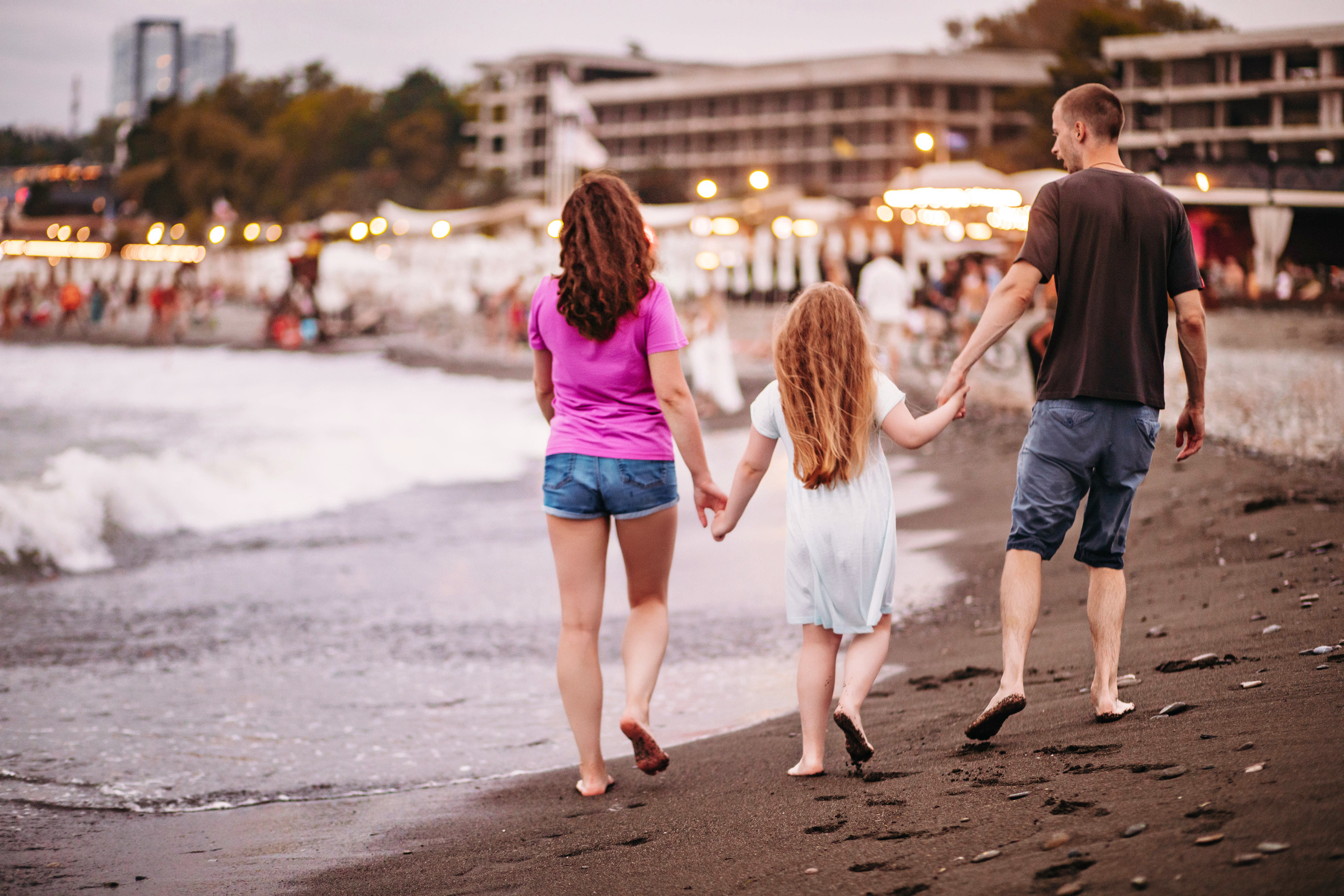 Семейная прогулка, пляж Ривьера. Фотограф в Ставрополе Алина Клочкова