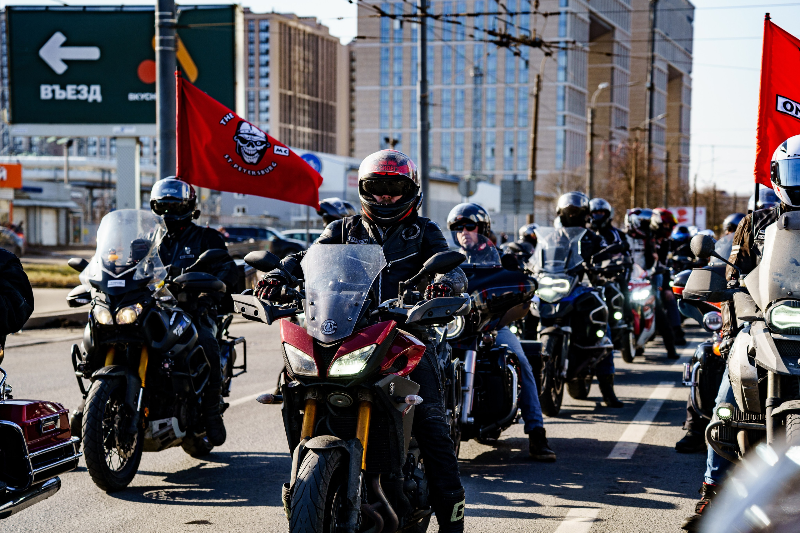 Прохват мотоклуба Norman Riders ч.1. Концертный и репортажный фотограф в Санкт-Петербурге Слава Пахомов