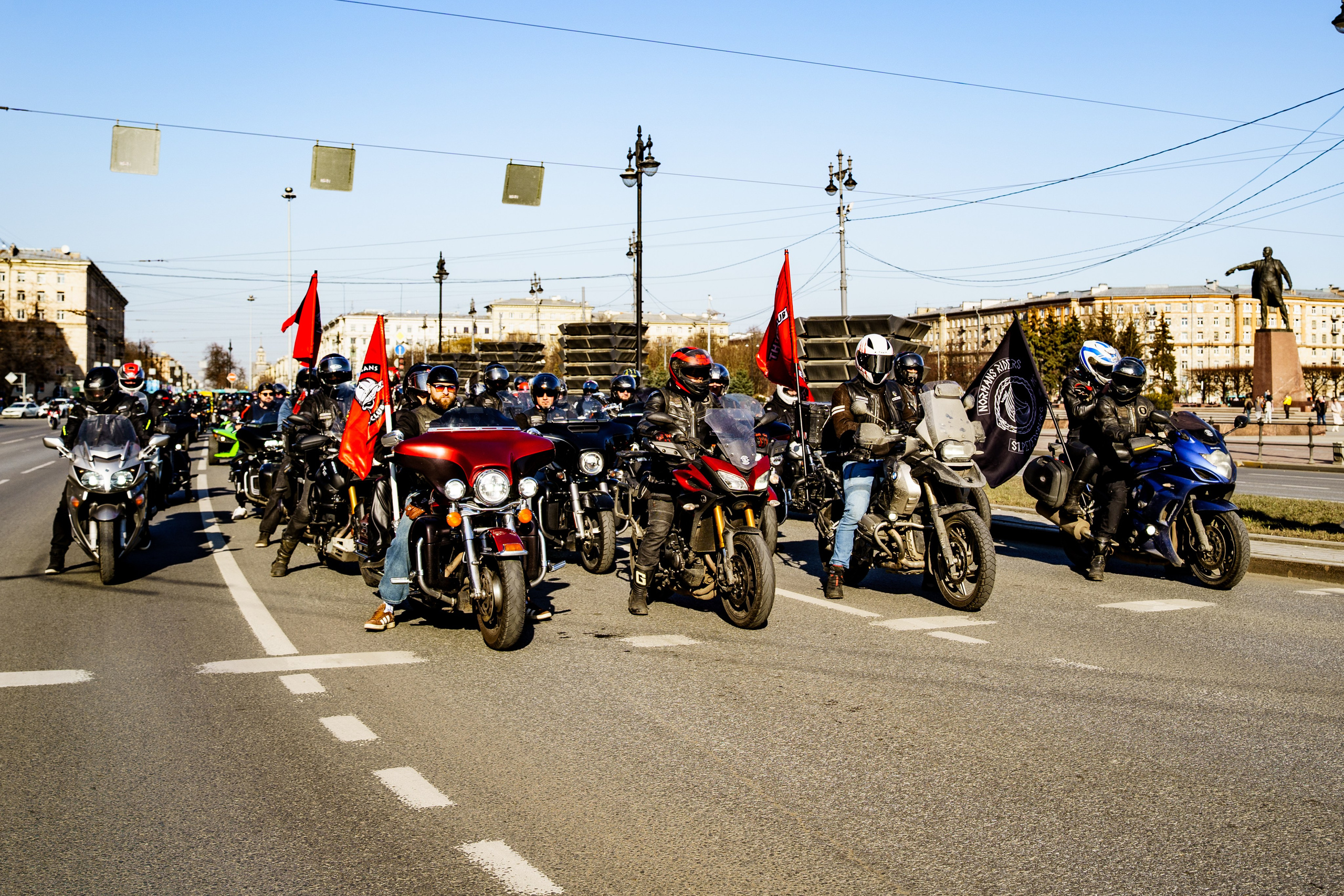 Прохват мотоклуба Norman Riders ч.1. Концертный и репортажный фотограф в Санкт-Петербурге Слава Пахомов