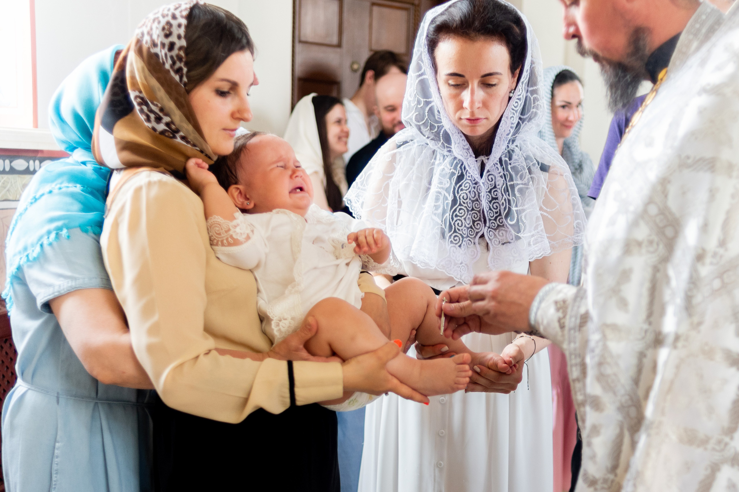 Крещение Ники. Фотограф Юлия Попова