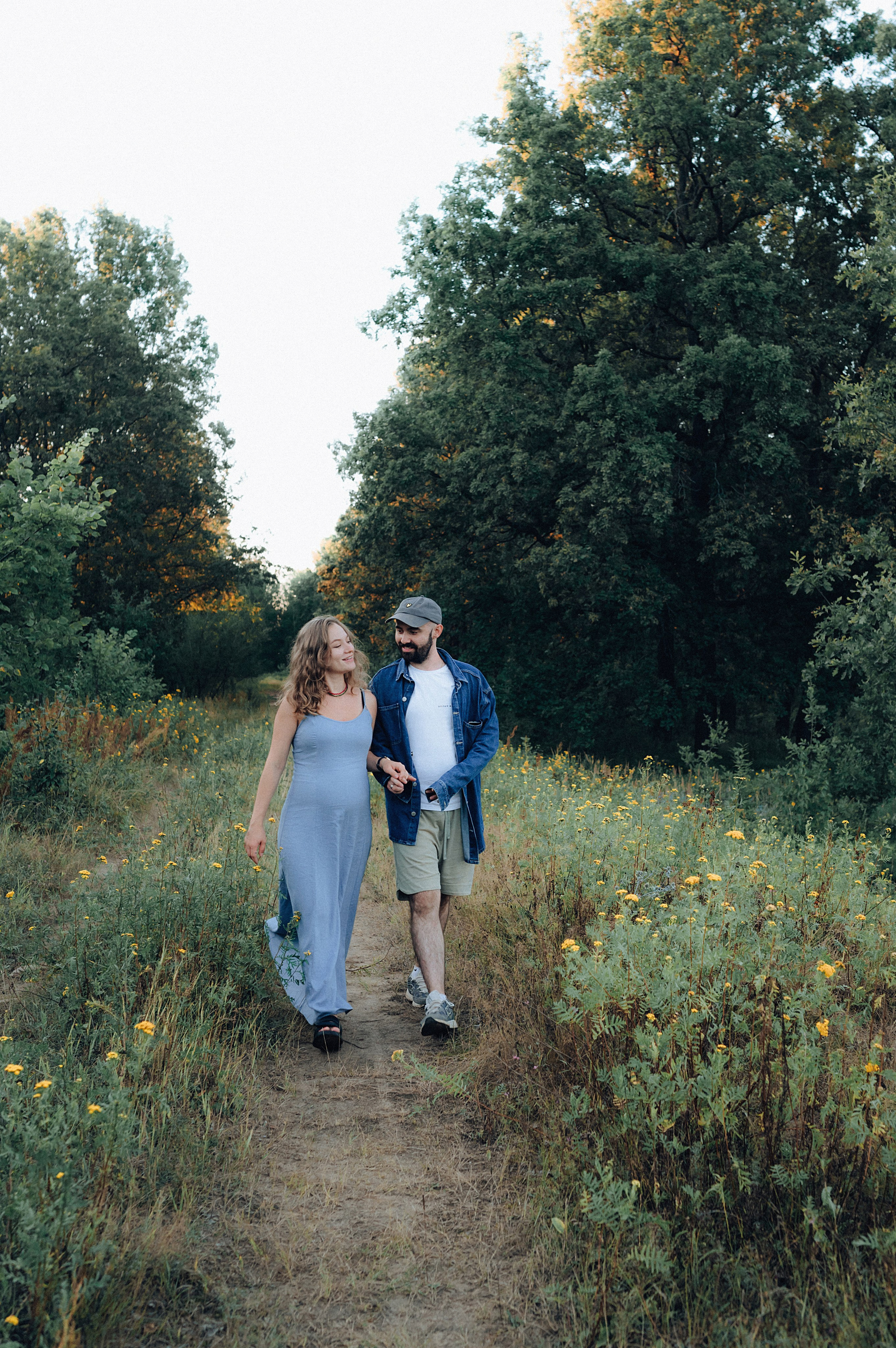 Лес.закат.Вика и Денис. Детский и семейный фотограф Катерина Мишина