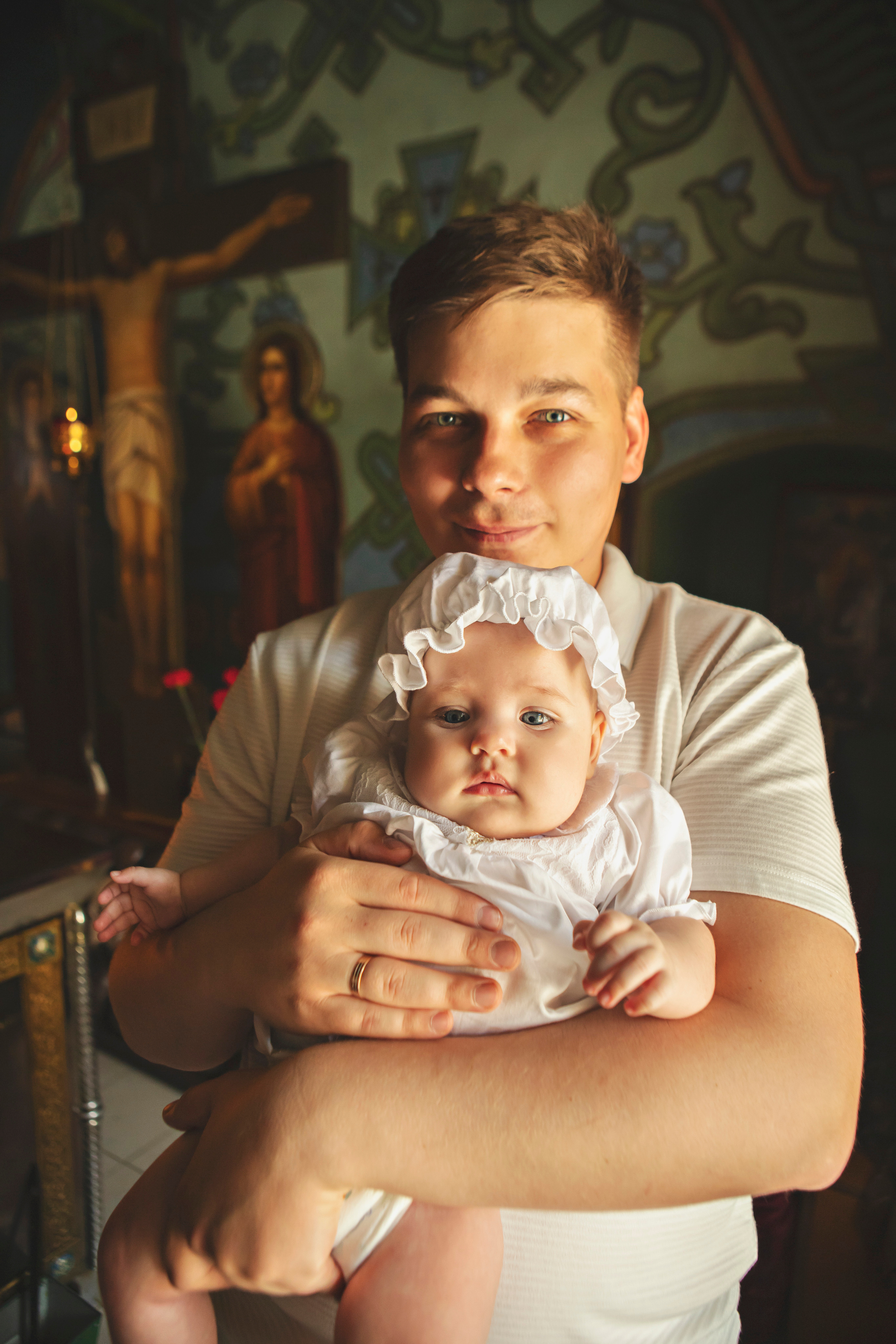 Съемка Таинство Крещения. Фотограф новорожденных Воронеж