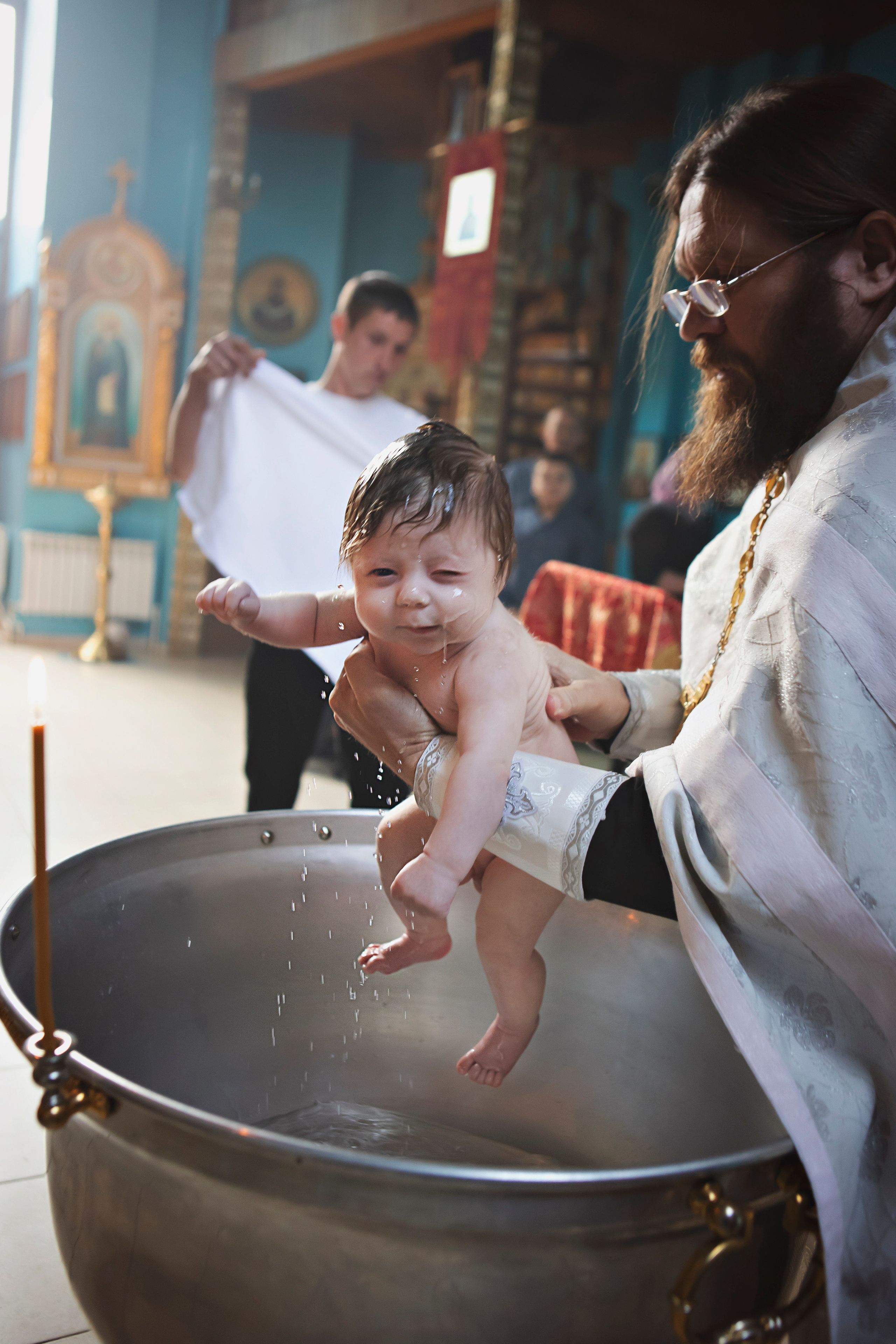 Съемка Таинство Крещения. Фотограф новорожденных Воронеж