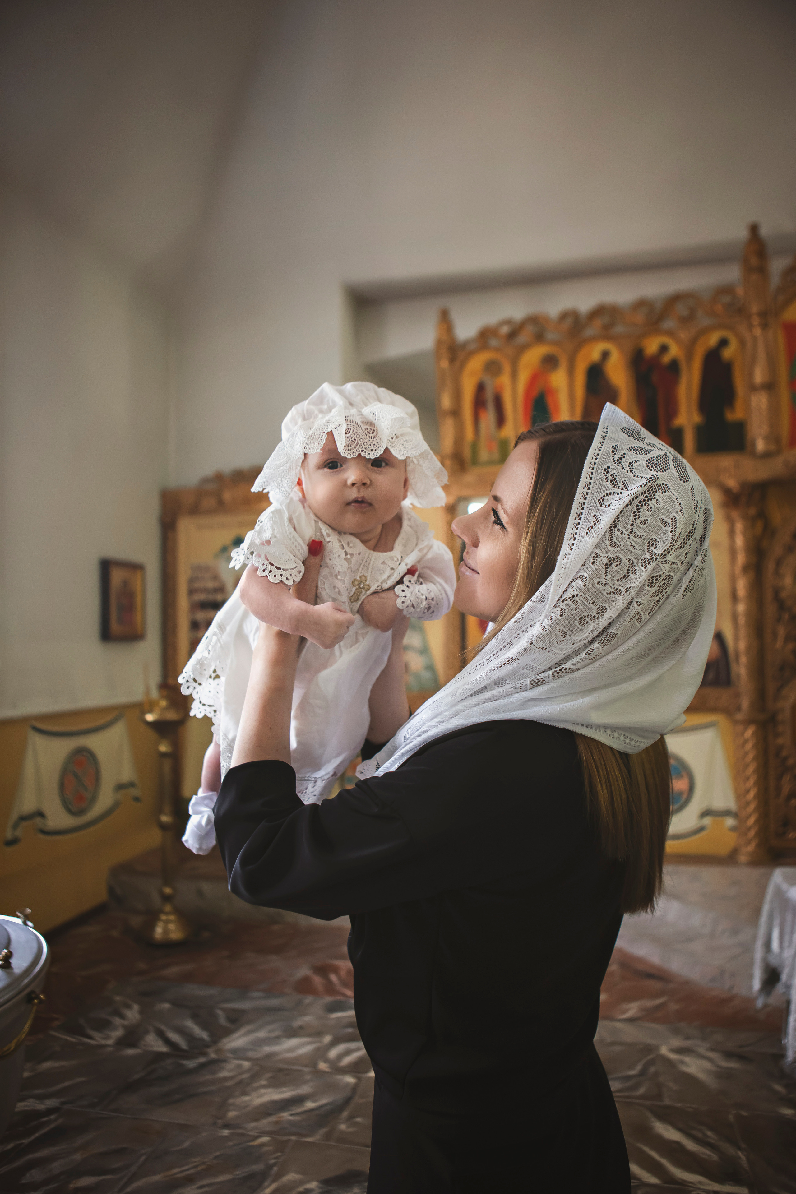 Съемка Таинство Крещения. Фотограф новорожденных Воронеж