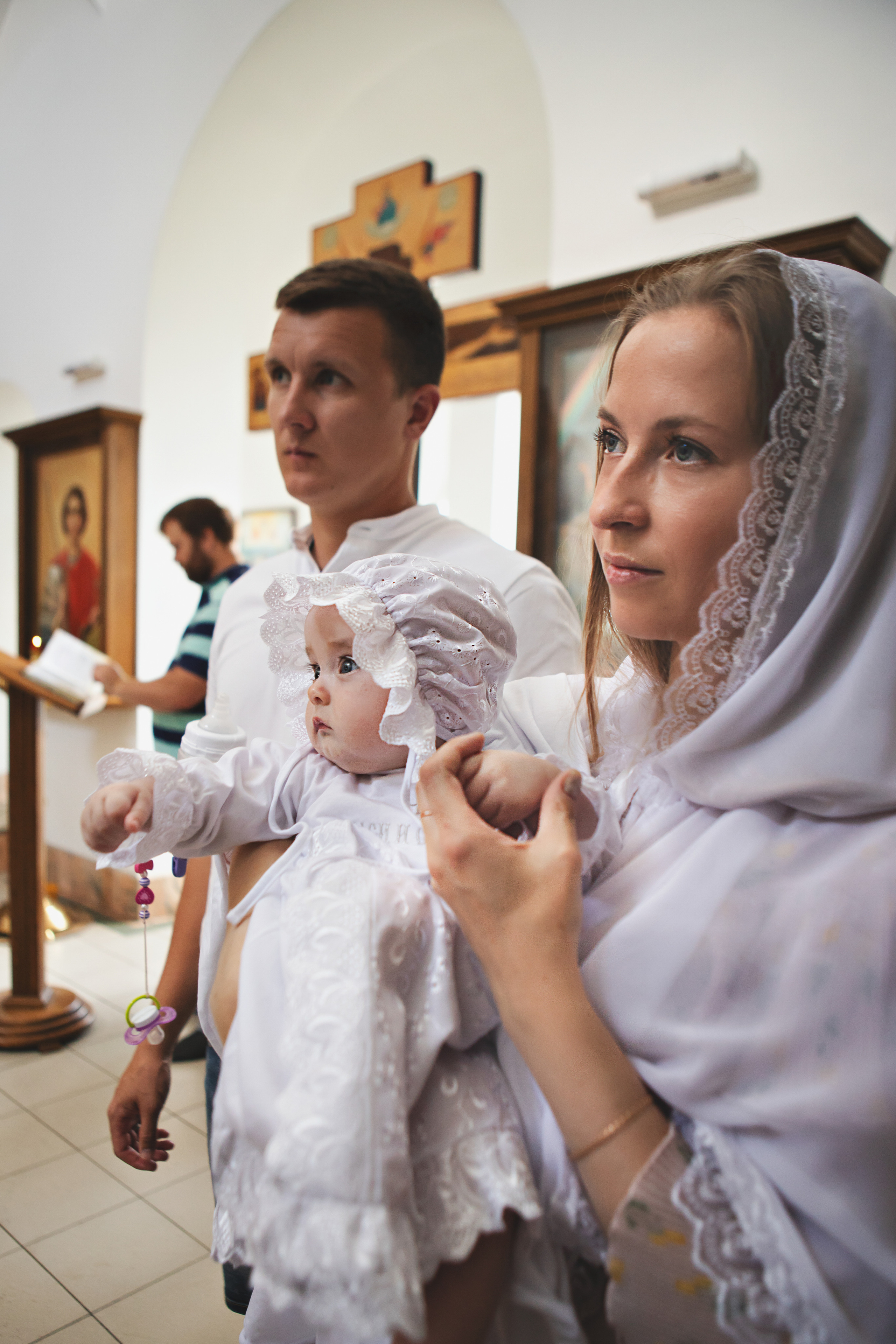 Съемка Таинство Крещения. Фотограф новорожденных Воронеж