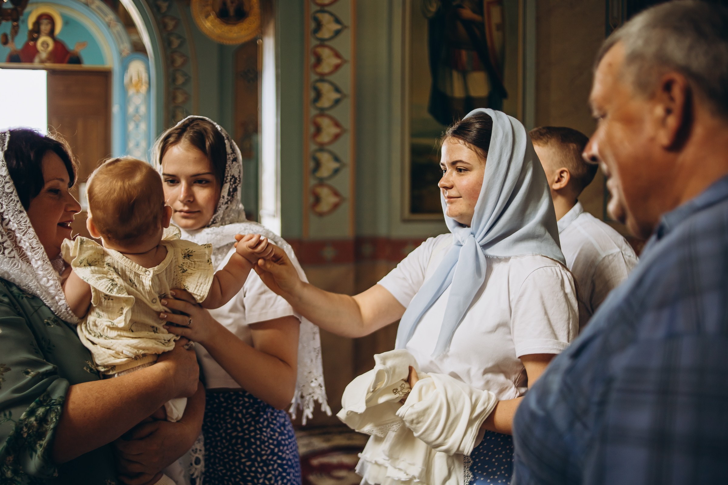 Крещение Надежды. Семейный фотограф в Волгодонске Краченцева Анна