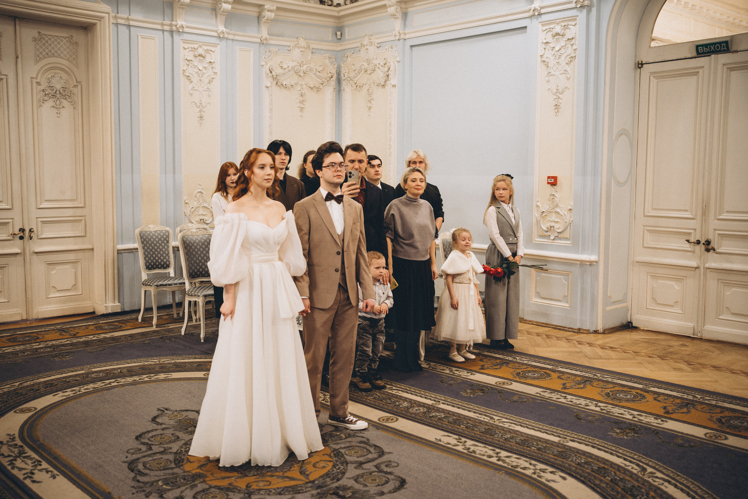 СВАДЕБНАЯ СЬЕМКА ВО ВТОРОМ ДВОРЦЕ С ГОСТЯМИ И ПРОГУЛКА В ТАВРИЧЕСКОМ САДУ. Профессиональный фотограф, Санкт-Петербург — Виктория Богомолова