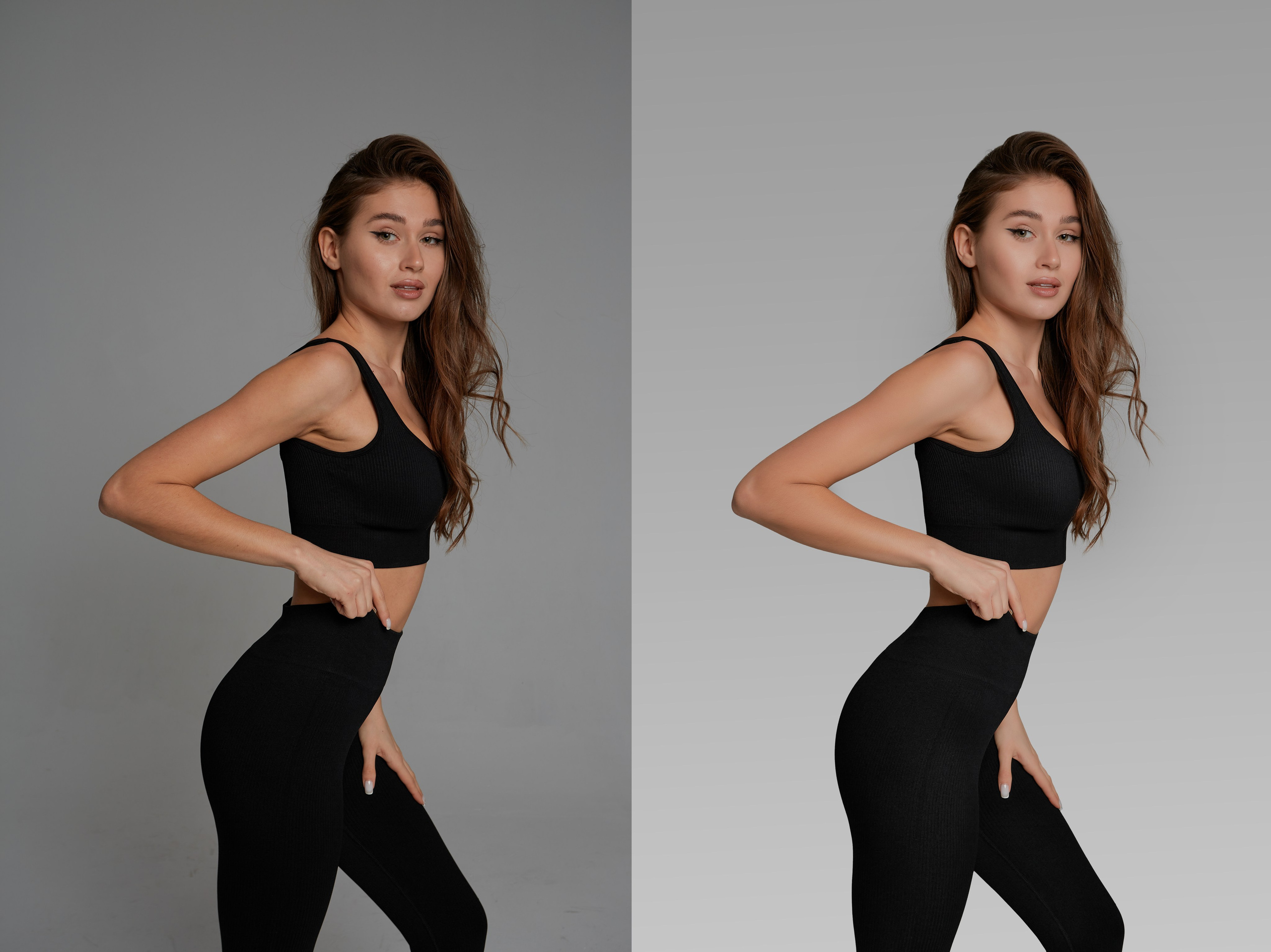 Ретушь портретов для рекламы спортивной одежды — динамика и стиль! | Студия SVITHART