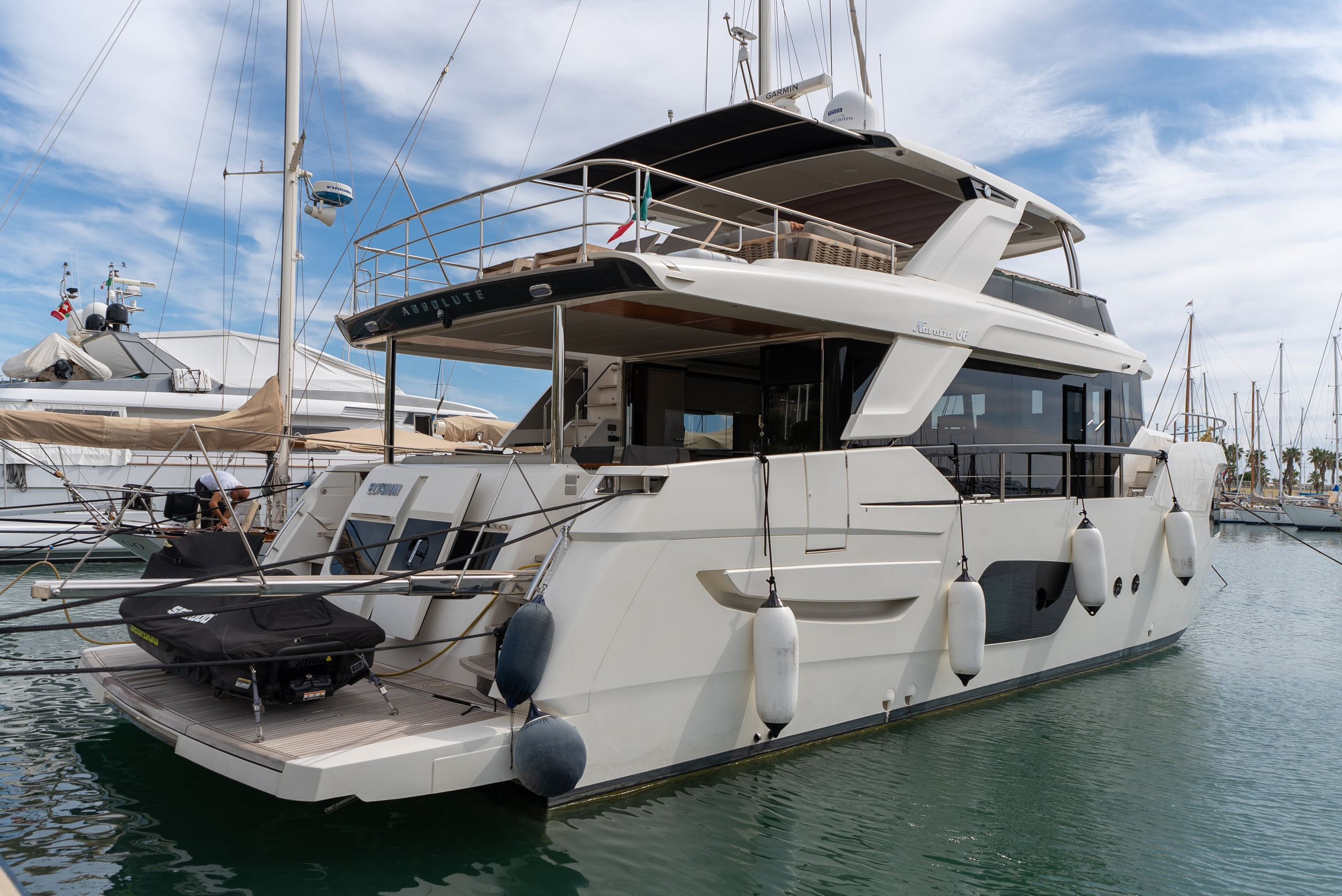 Absolute Navetta 68 Elysium. Яхтенный фотограф в Санкт-Петербурге Алексей Глухов