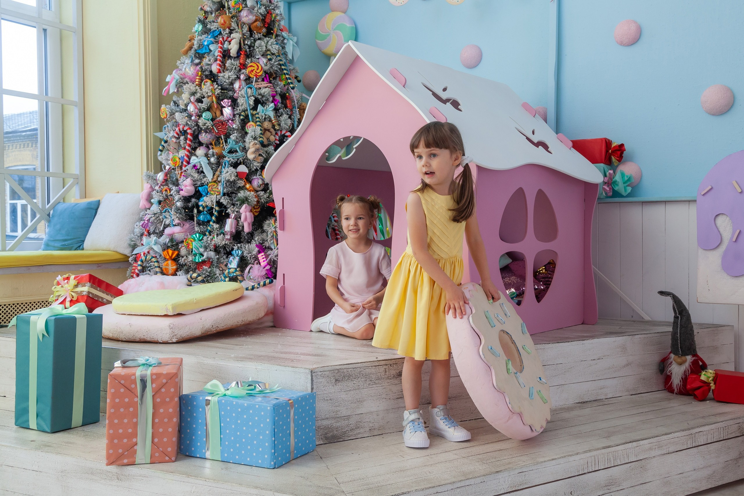 имиджевая фотосъемка детских домиков